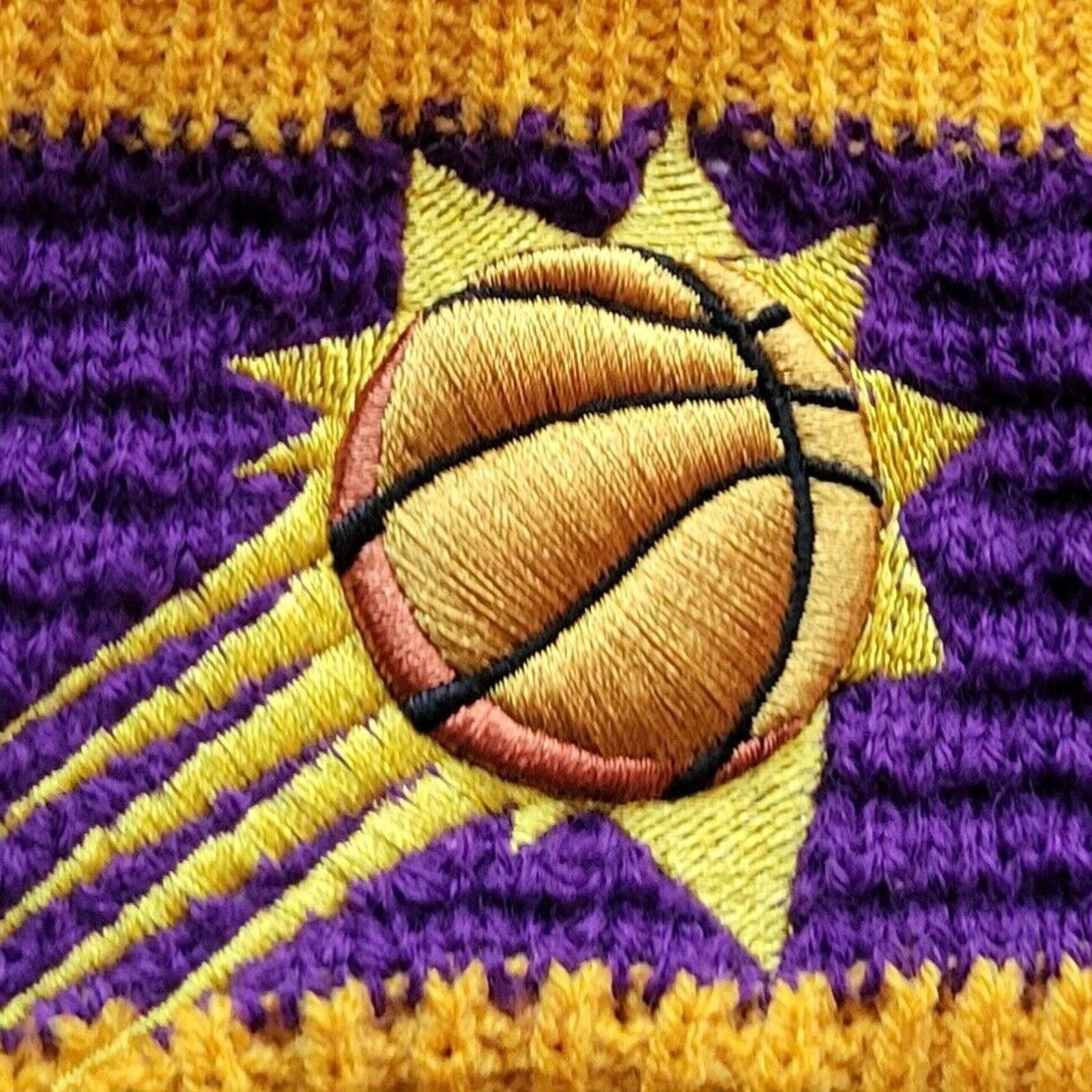 Other NWT Phoenix Suns Waffle Knit Sports Pom Beanie Fleece Lined Size ONE SIZE - 2 Thumbnail