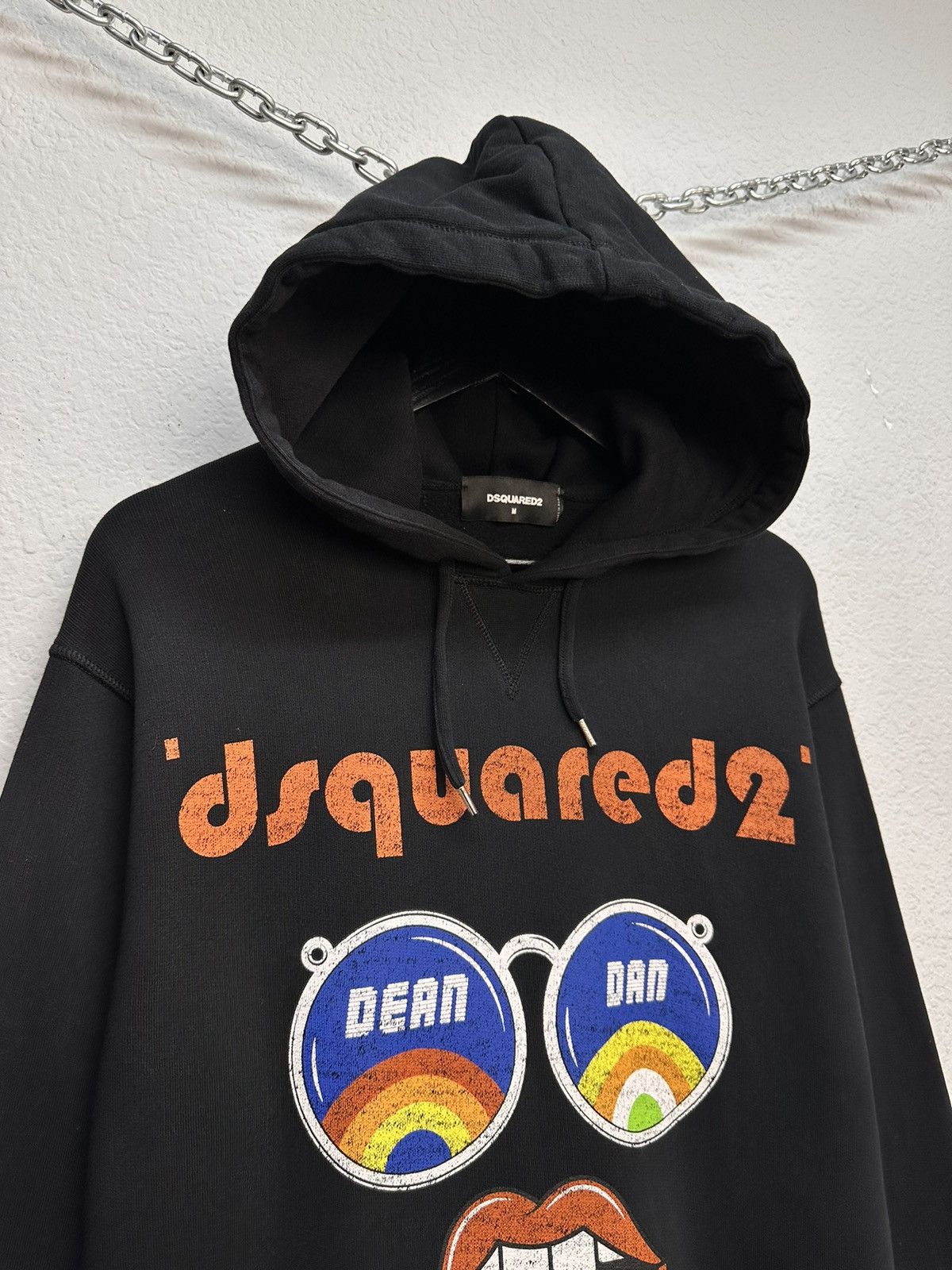 Dsquared2 Vintage Hoodie Dsquared2 black Zip Pants Luxury jacket Y2K Size US M / EU 48-50 / 2 - 3 Thumbnail