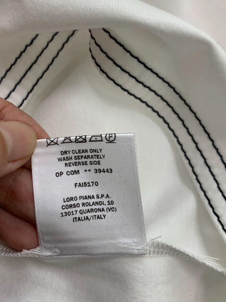 Loro Piana LORO PIANA White long-sleeved jacket Size M / US 6-8 / IT 42-44 - 6 Thumbnail