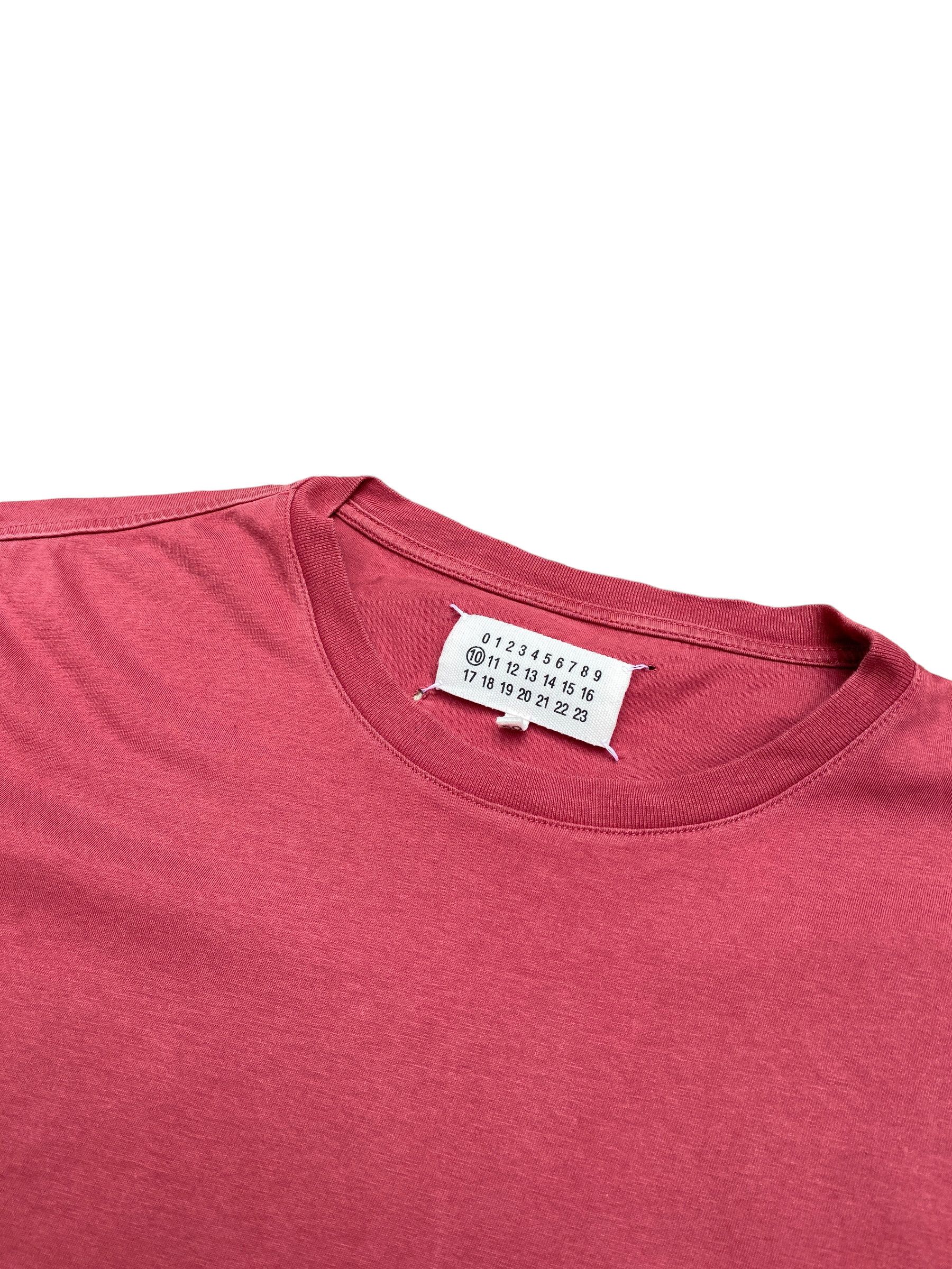 Maison Margiela 4 Stitches Red T-shirt Size US M / EU 48-50 / 2 - 4 Thumbnail