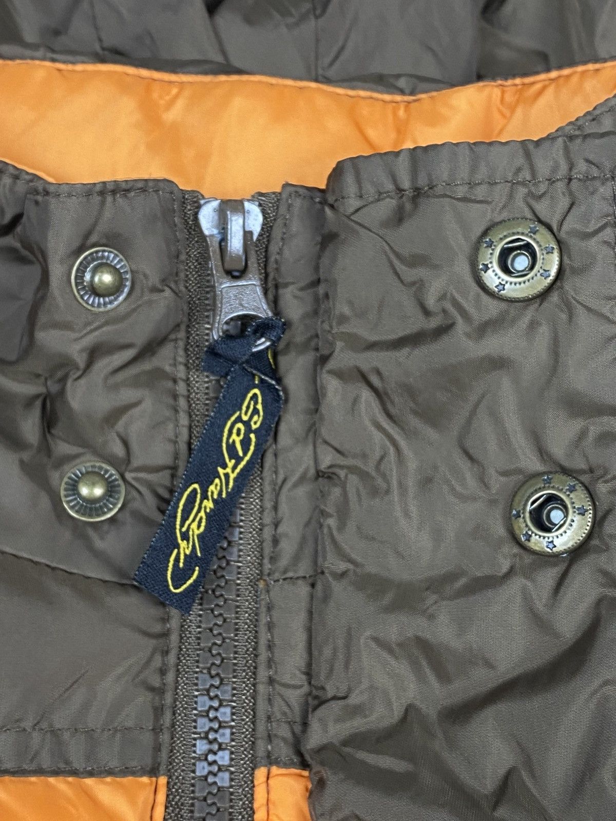 Ed Hardy Ed Hardy by Christian Audigier Y2K Boys Puffer Jacket Brown Size US XXS / EU 40 - 20 Thumbnail