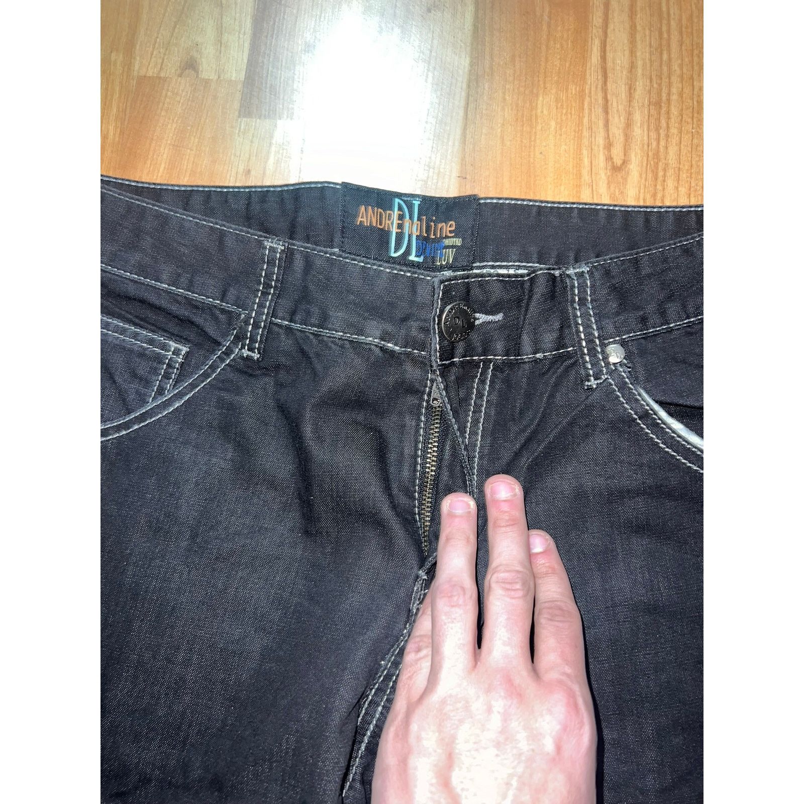 Vintage Andrenaline Jeans Devine Luv Jean Baggy Y2K 2000s NWT 32 Size US 32 / EU 48 - 4 Thumbnail