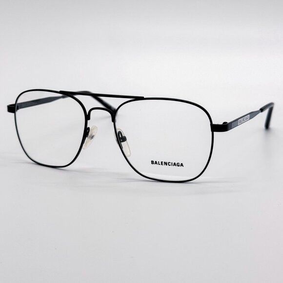 Balenciaga NEW BALENCIAGA EYEGLASSES BB0037O 001 BLACK UNISEX EYEWEAR Size ONE SIZE - 2 Thumbnail