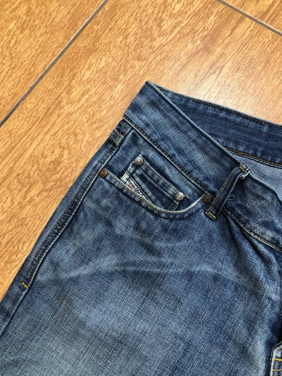 Diesel Diesel Cardiel Bootcut Jeans Slim Fit Stretch Low Rise Size 32" / US 10 / IT 46 - 14 Thumbnail
