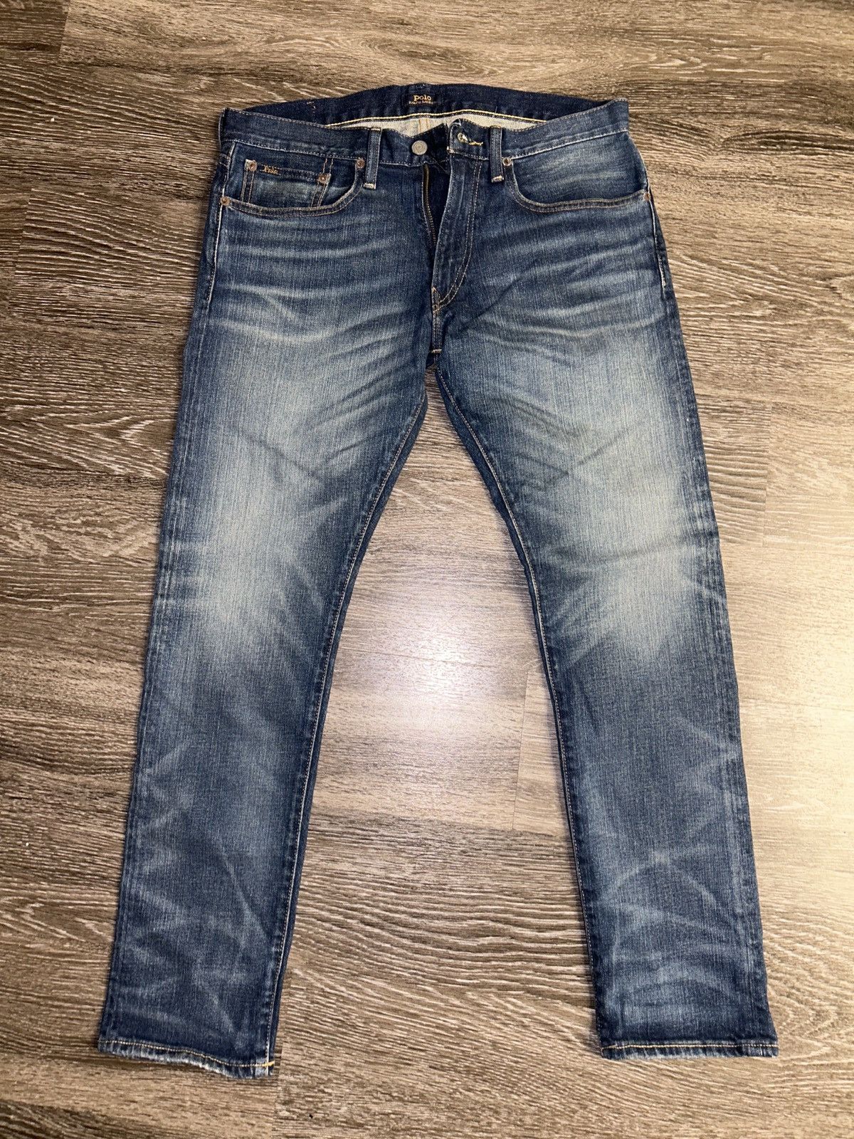 image of Polo Ralph Laurent Denim Jeans in Blue, Men's (Size 31)