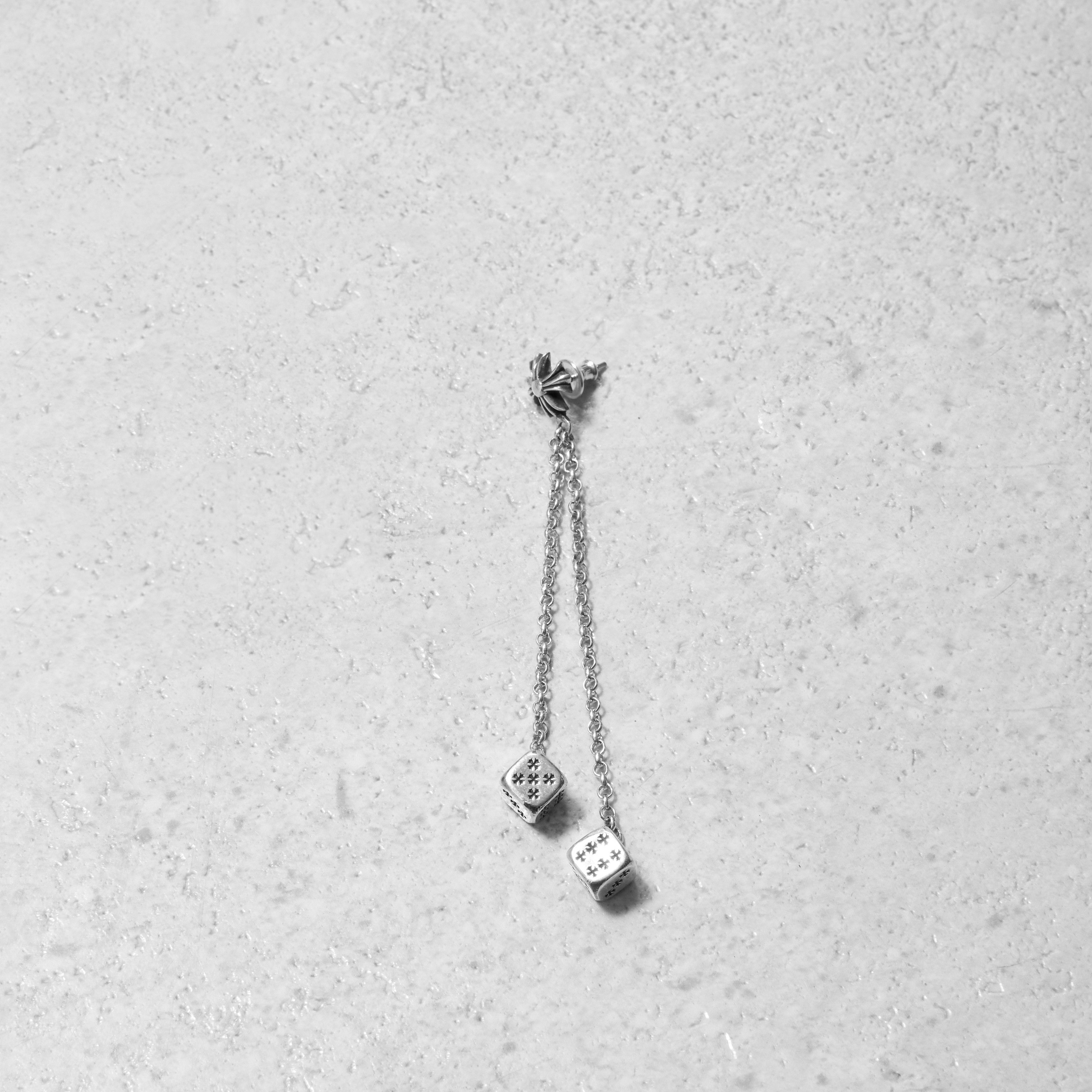 Chrome Hearts CHROME HEARTS CH Plus Post Dice Left Side Earring Size ONE SIZE - 1 Thumbnail