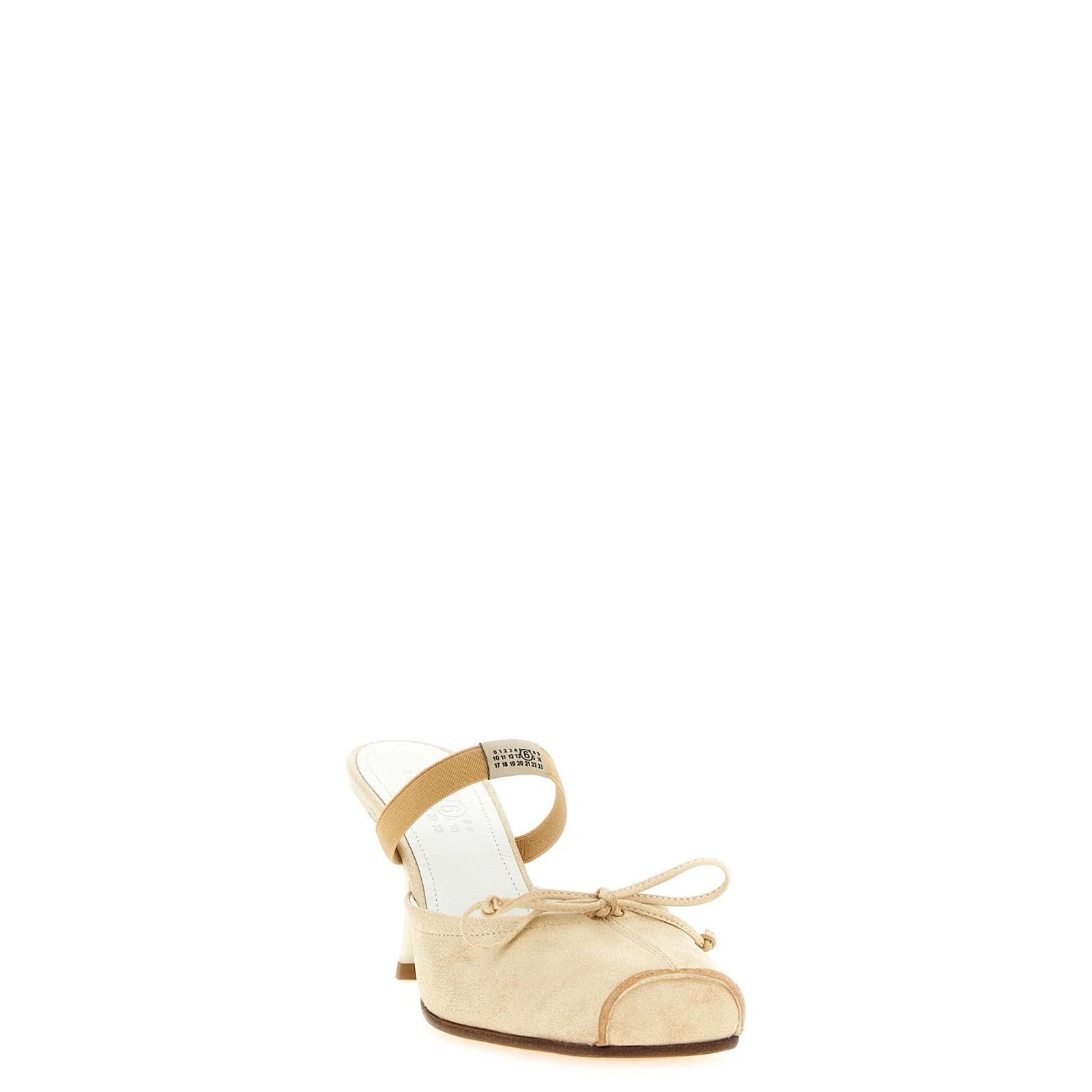Maison Margiela MAISON MARGIELA Square Toe Beige Leather Mules New & Authent Size US 8 / IT 38 - 5 Thumbnail