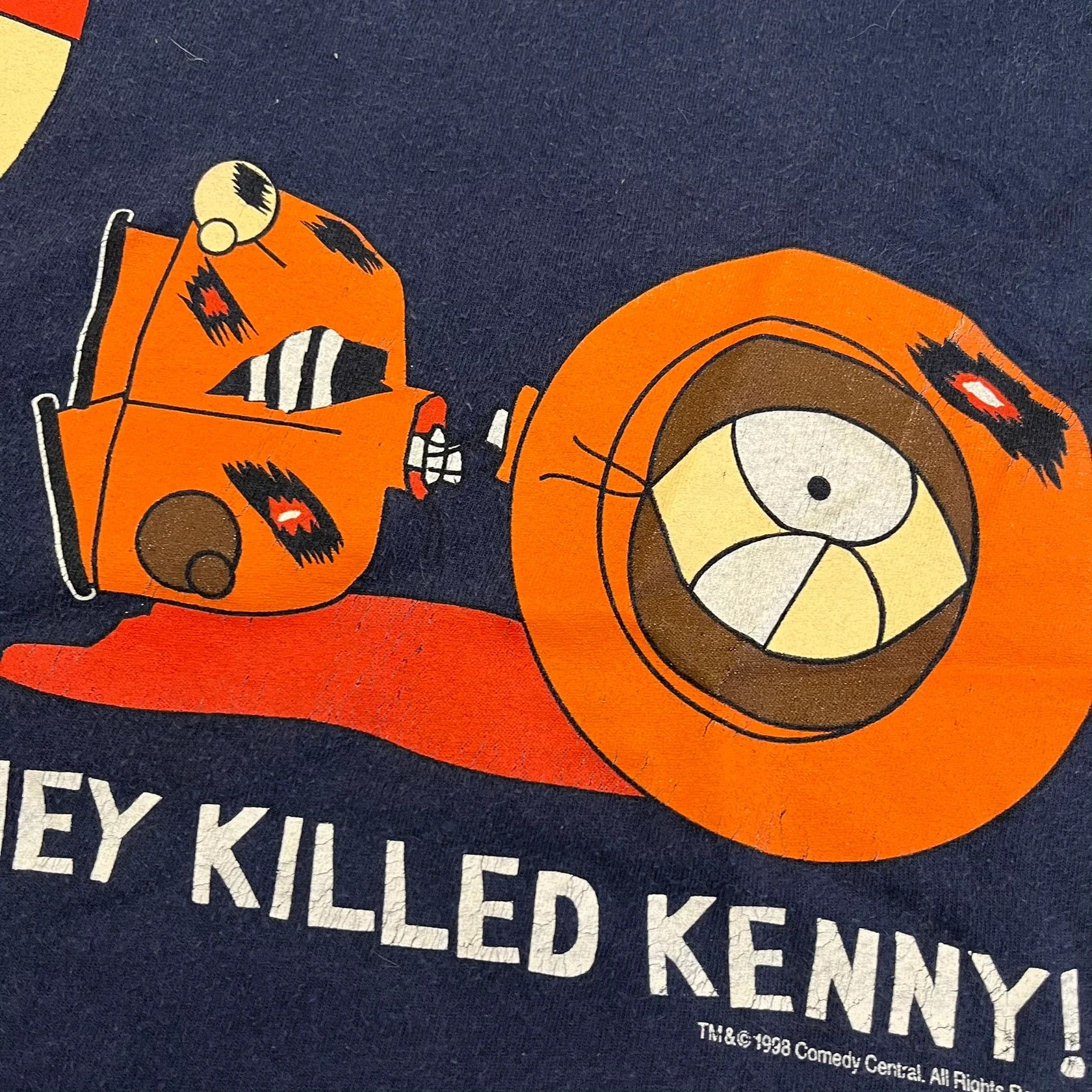 Vintage south park 1998 kenny tee medium Size US M / EU 48-50 / 2 - 5 Thumbnail