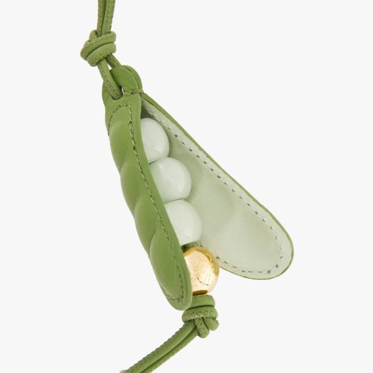 Loewe o1in1g0526 Size: OS / Leather Pea Pod Charm in Green Size ONE SIZE - 1 Preview