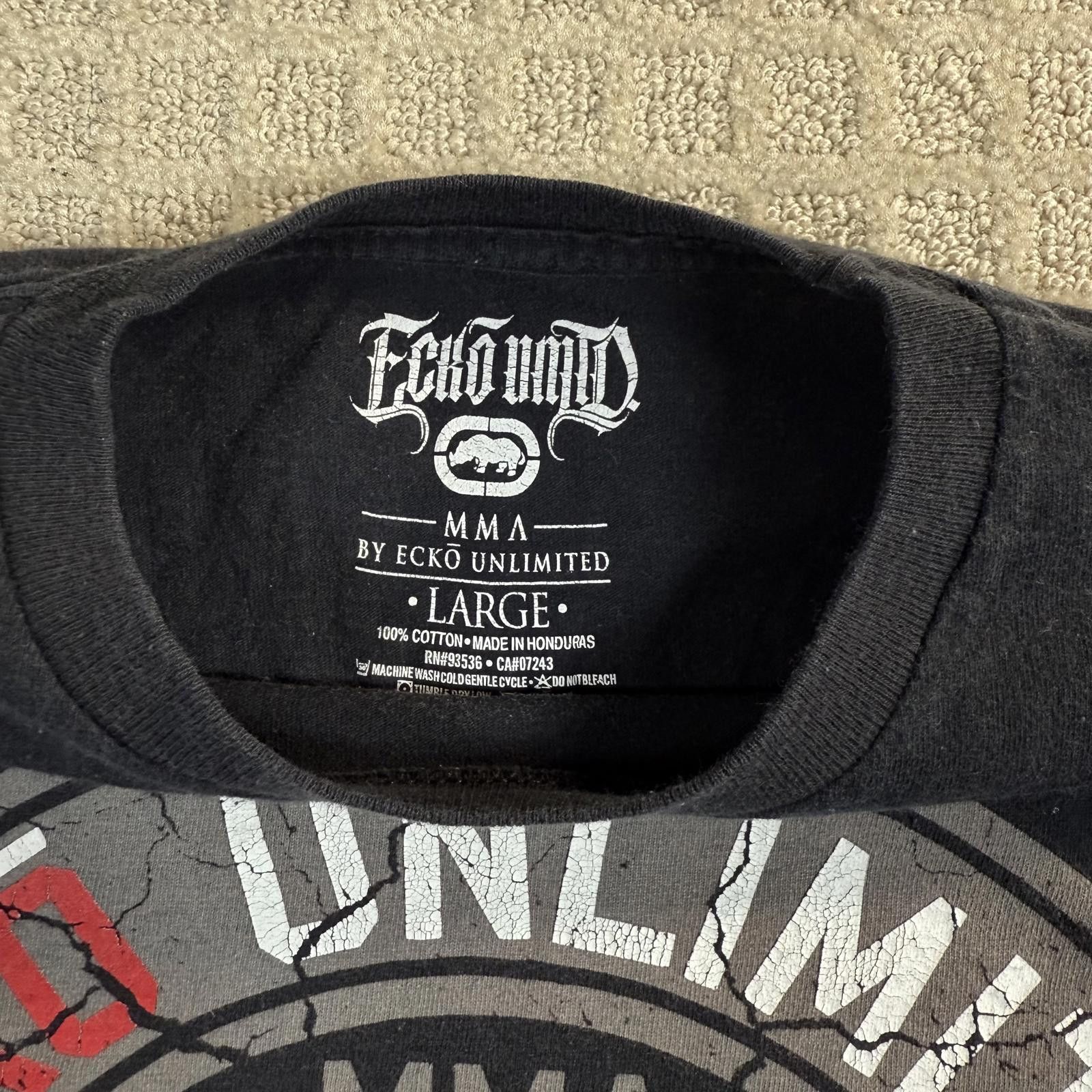 Ecko Unltd. Y2K Ecko Unltd MMA Graphic T Shirt Double Sided Large Size US L / EU 52-54 / 3 - 3 Thumbnail