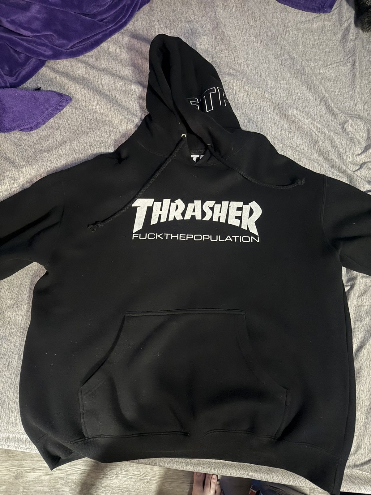 Fuck The Population × Thrasher FTP thrasher logo hoodie Size US L / EU 52-54 / 3 - 1 Thumbnail