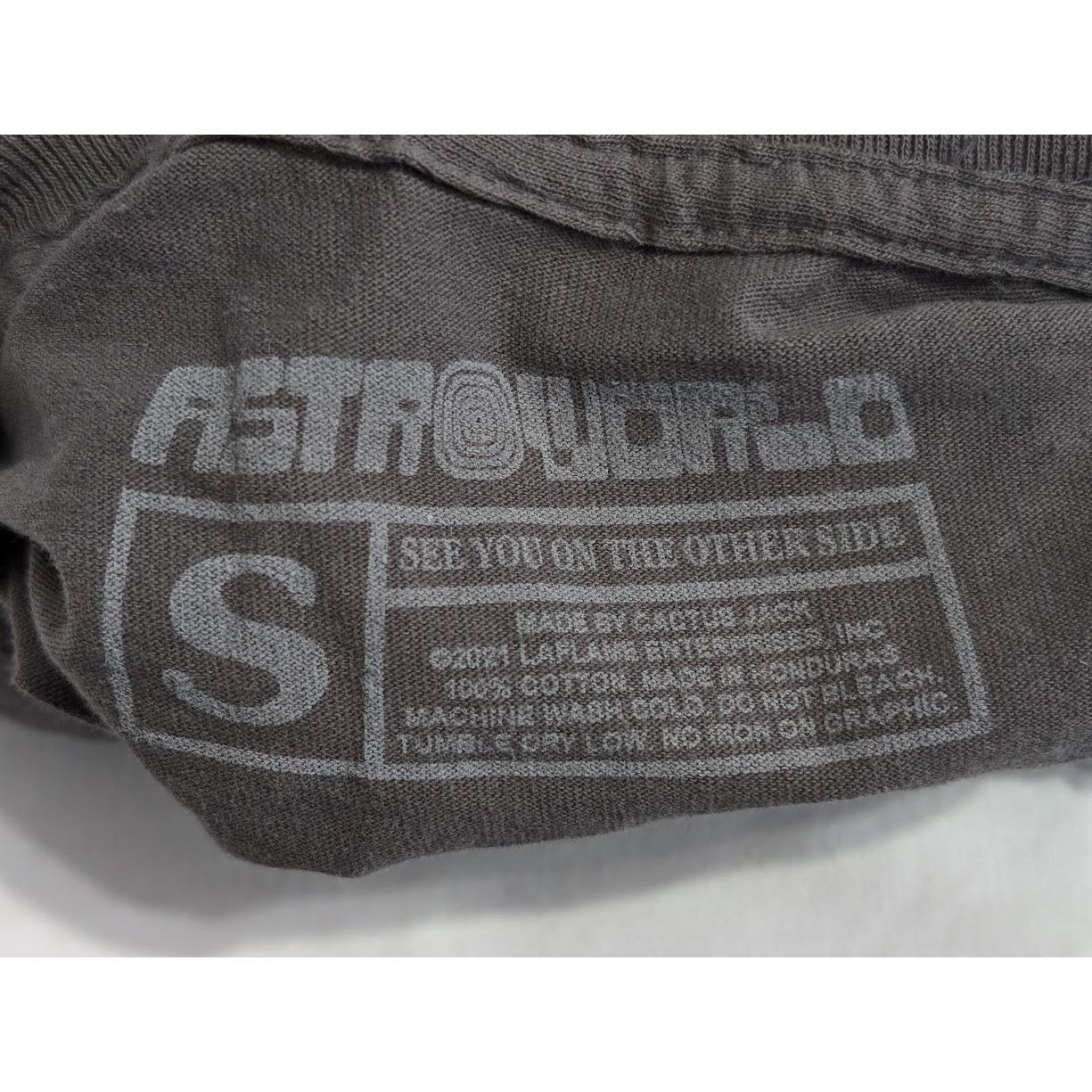 Travis Scott o1rshd1 Astrofest Open Your Eyes Tee Shirt in Grey Size US S / EU 44-46 / 1 - 17 Thumbnail