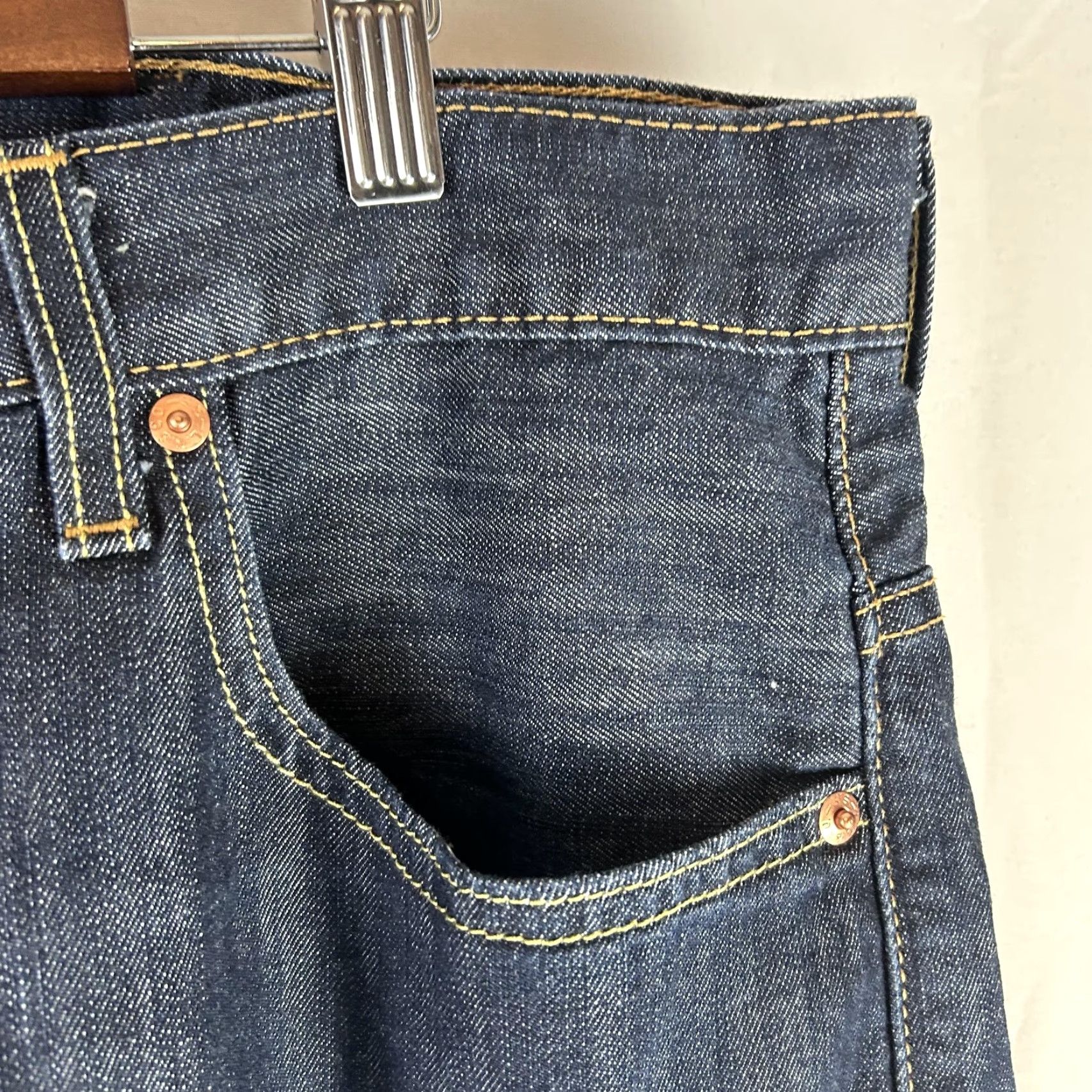 Levi's Levi's 569 Jeans Mens 42x30 Dark Indigo Wash Loose Straight Denim Pants Regular 42 Inseam 28in Blue 5-Pocket Mens Fit: Relaxed Mens Size US 42 / EU 58 - 4 Thumbnail