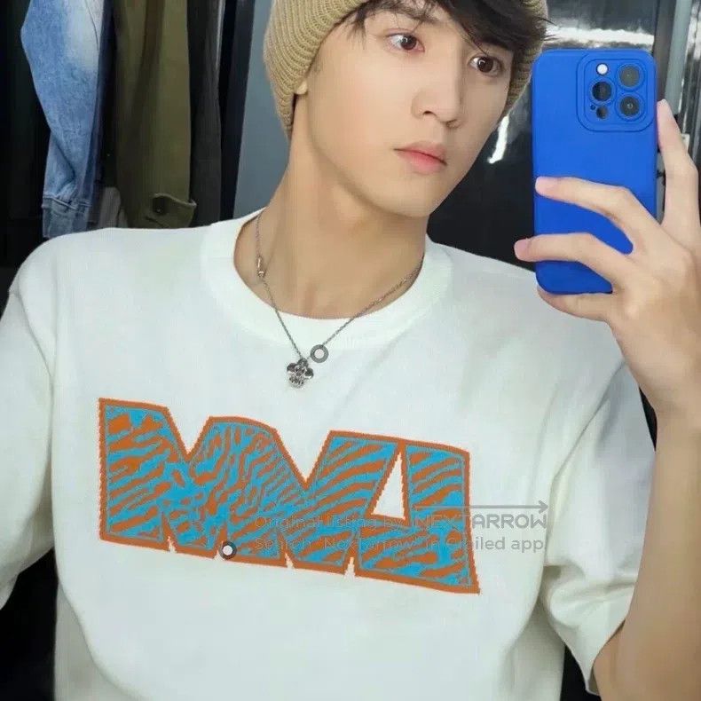 Louis Vuitton Louis Vuitton Orange and blue tiger logo short sleeves Size US XXL / EU 58 / 5 - 5 Thumbnail