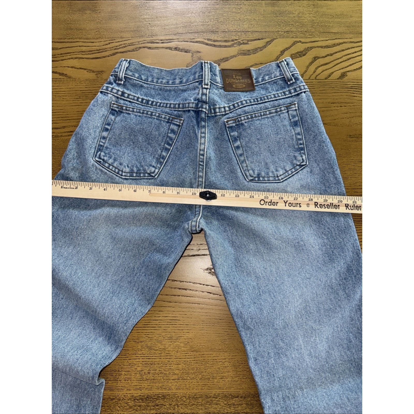 Lee Vintage Y2K 2001 Lee Dungarees Flare Jeans 9 Long 30W 33L Size 30" / US 8 / IT 44 - 10 Thumbnail