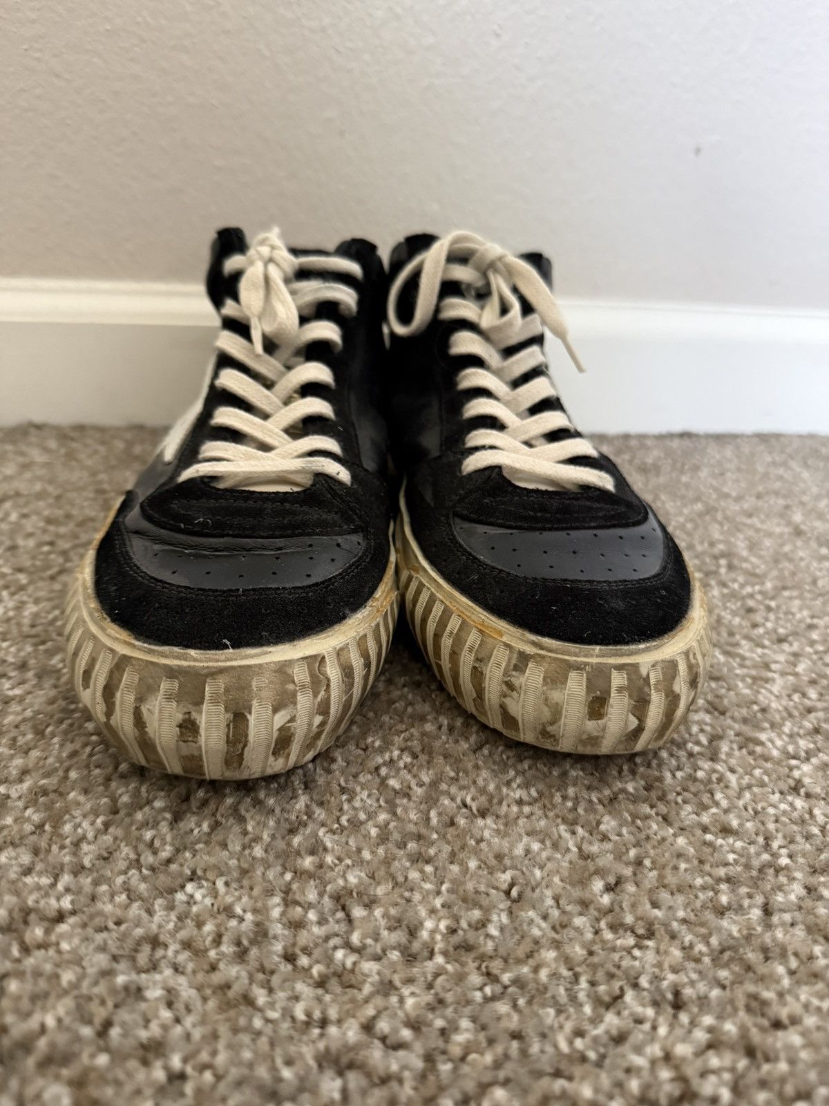 Golden Goose Mid Star in black nappa and suede Size US 7 / EU 40 - 2 Thumbnail