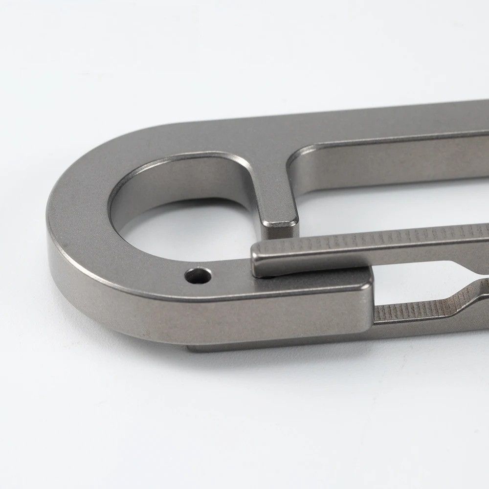 Other Titanium Waist Belt Buckle Key Ring EDC Keychain Small Size Size ONE SIZE - 4 Thumbnail