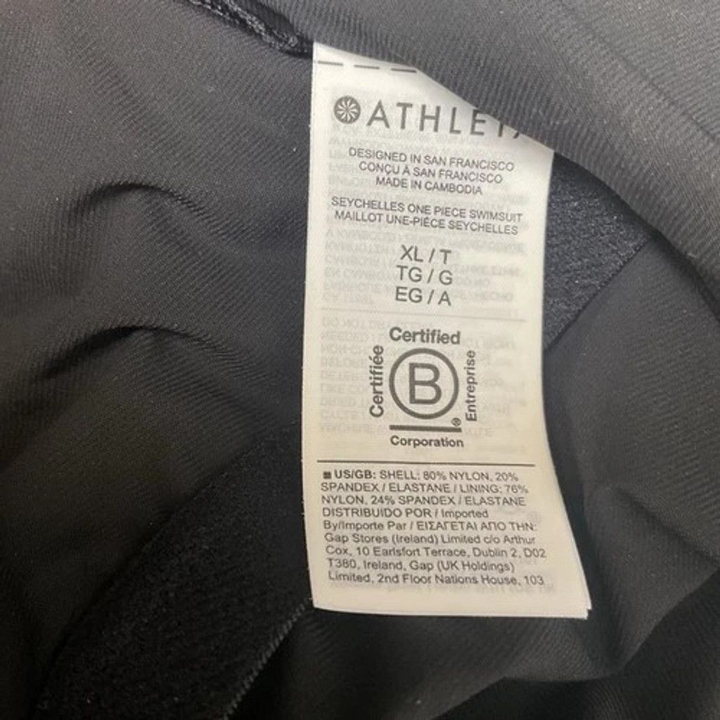 Athleta NWT Athleta UPF Seychelles One Piece Swimsuit Women XL Rice Size ONE SIZE - 2 Thumbnail