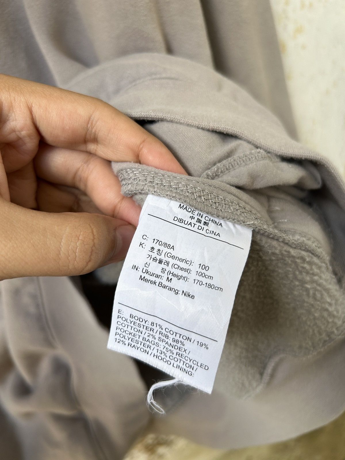 Fear of God × Nike Nike x Fear of God Double Hood Hoodie Size US M / EU 48-50 / 2 - 16 Thumbnail