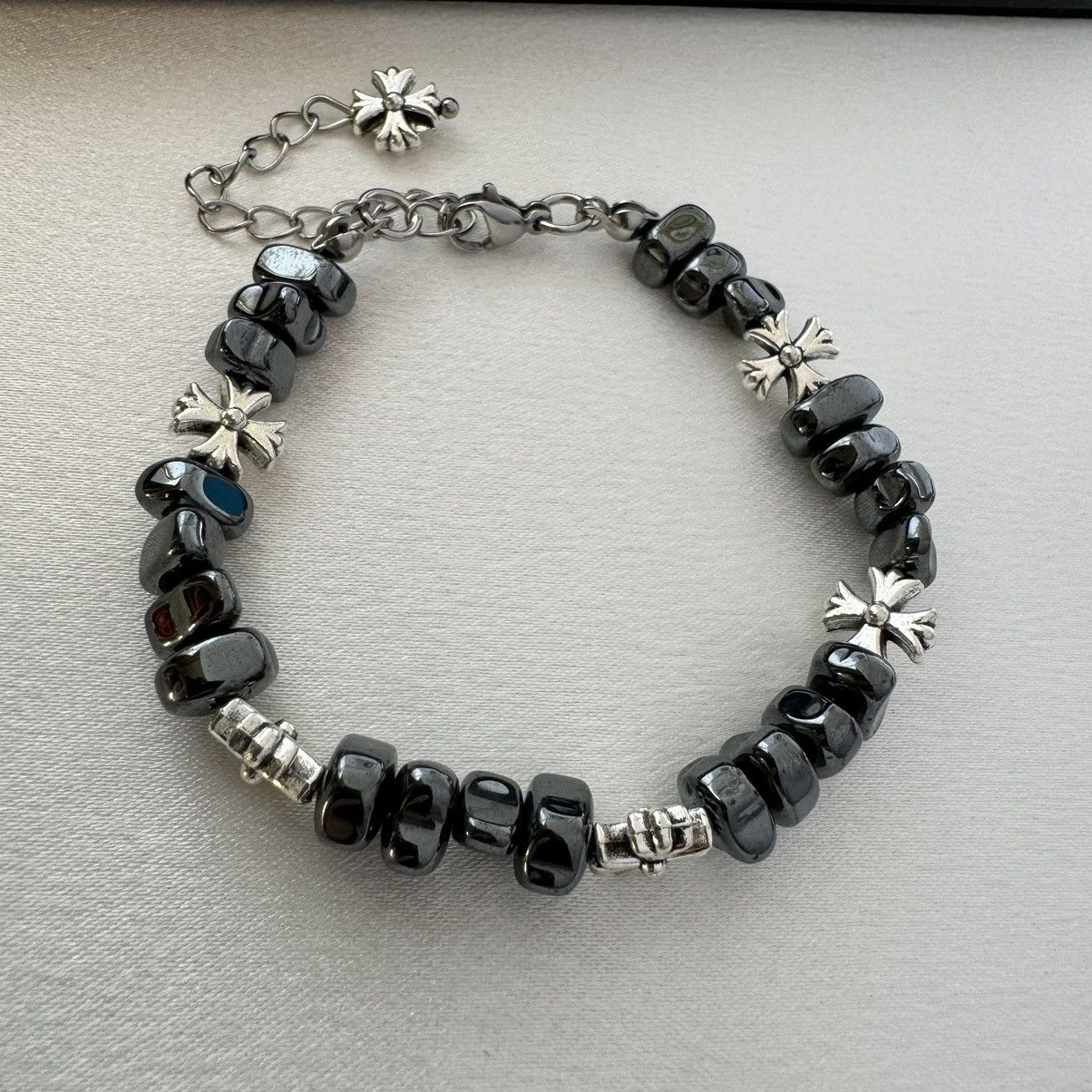 Other Adjustable Cross Bracelet for Men Women,Hip Hop Unisex Style Size ONE SIZE - 2 Thumbnail