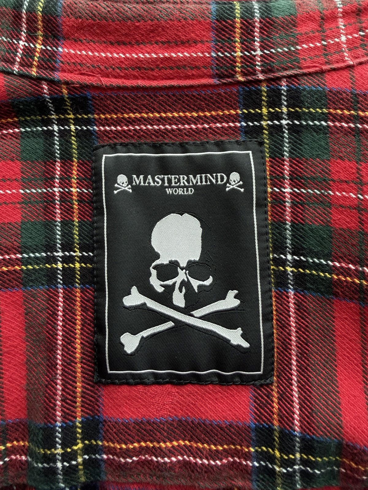 Mastermind World Mastermind World Distressed Flannel Size US M / EU 48-50 / 2 - 7 Thumbnail