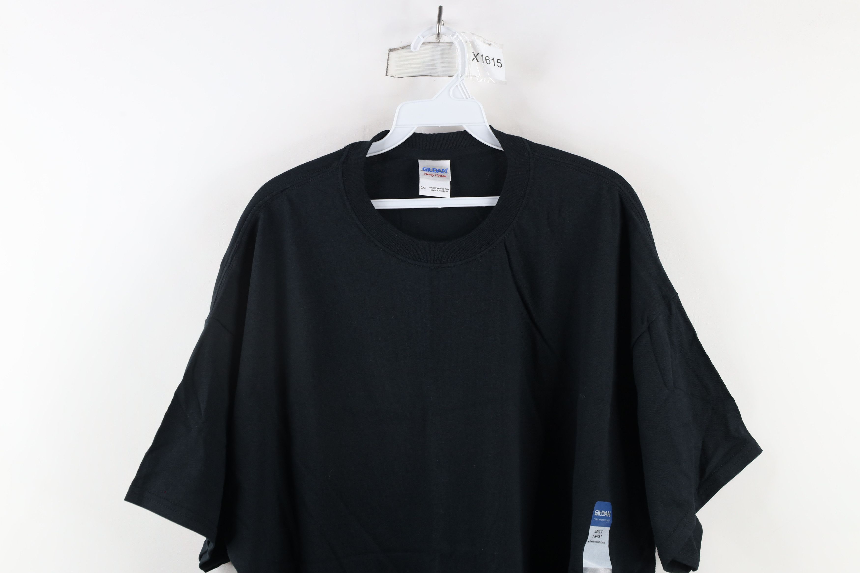 Vintage Deadstock Vintage Y2K Short Sleeve T-Shirt Black Cotton Size US XXL / EU 58 / 5 - 2 Thumbnail
