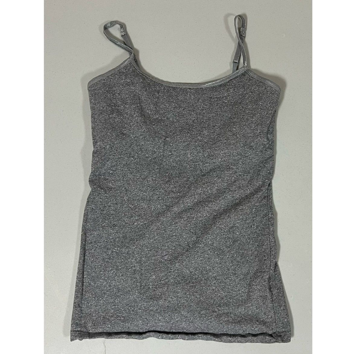 Sonoma SO Gray Grey Cami Shelf-Bra Camisole Tank Top Shirt Size S 🩶 Size S / US 4 / IT 40 - 2 Thumbnail