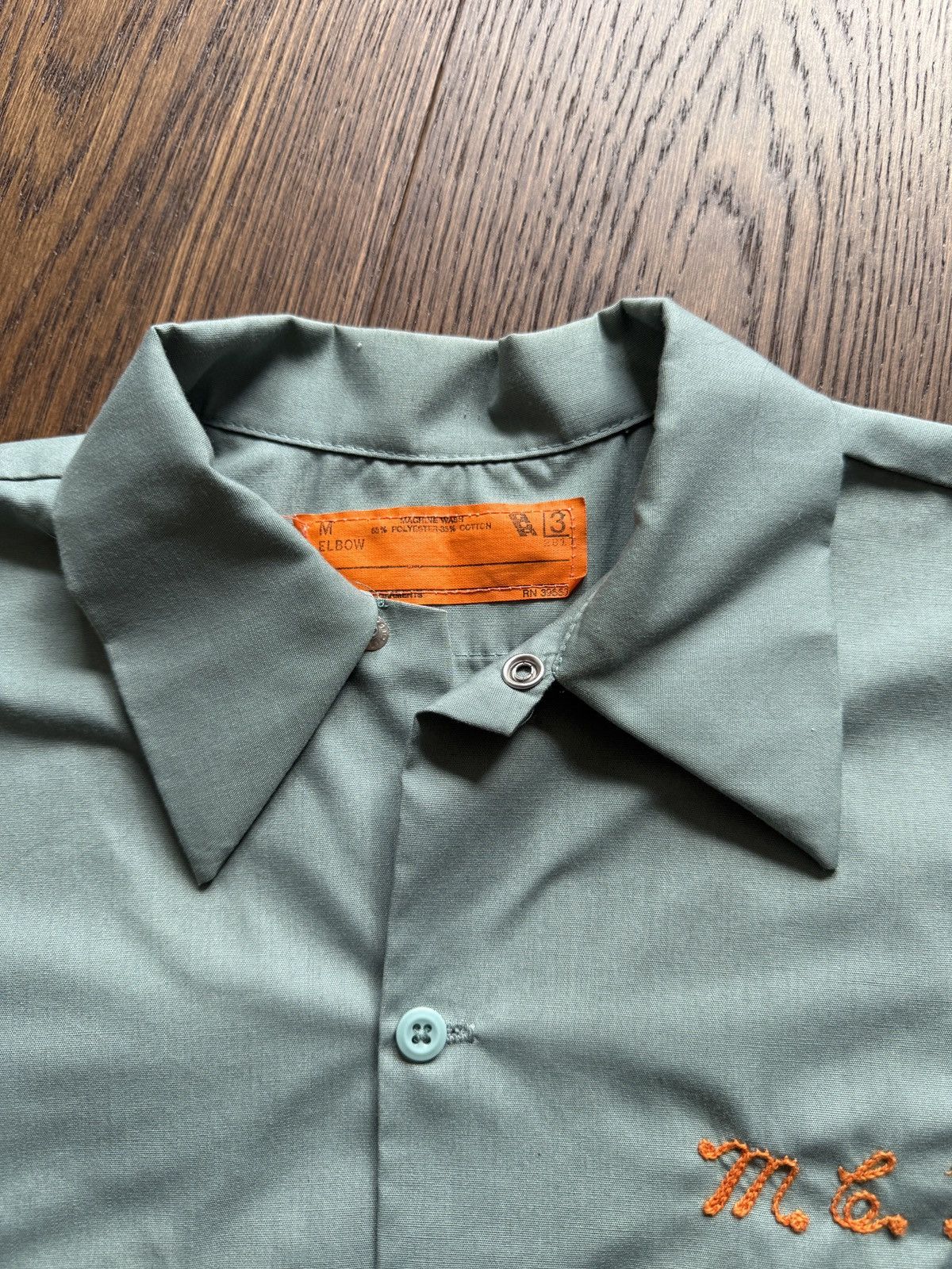 Vintage Vintage 70s Chain Stitched Button Up Work Shirt Size US M / EU 48-50 / 2 - 4 Thumbnail