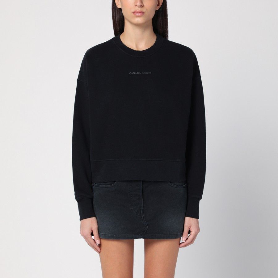 Canada Goose o1d2blof1024 Crewneck Sweatshirt In Black Size L / US 10 / IT 46 - 1 Thumbnail