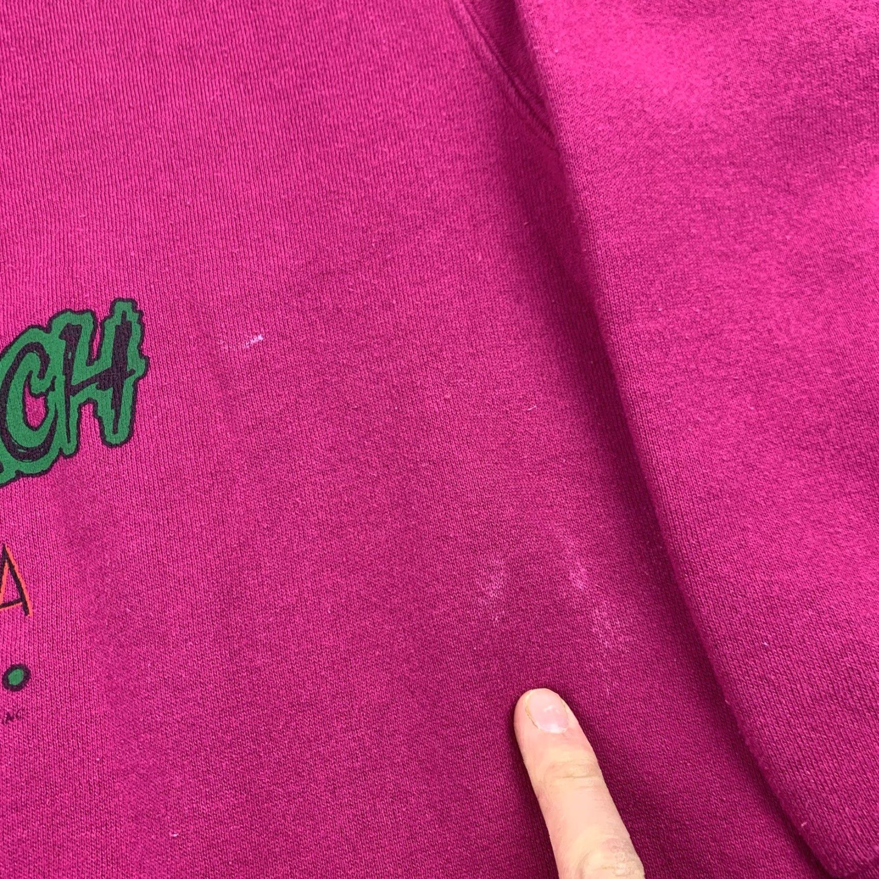 Vintage VINTAGE Duck Head Sweatshirt Shirt Adult Large Pink 90s 1990s We Be Jammin Mens Pullover Crew Neck Long Sleeve Size US L / EU 52-54 / 3 - 3 Thumbnail