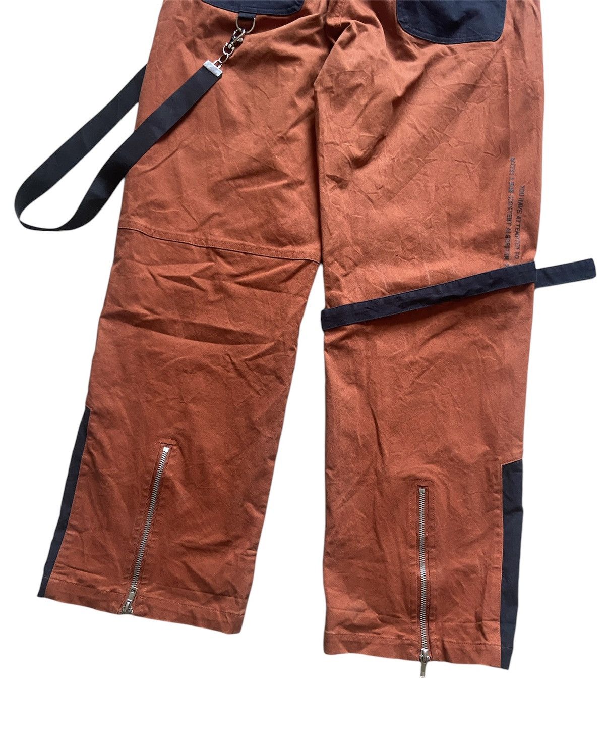Japanese Brand × Seditionaries Chain Bondage Zipper Baggy Zipper Flare By Taka Pants Size US 32 / EU 48 - 7 Thumbnail