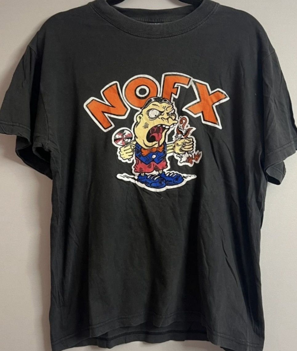 Band Tees × Vintage Crazy 2000s Nofx fat mike tour t shirt punk Size US M / EU 48-50 / 2 - 1 Thumbnail