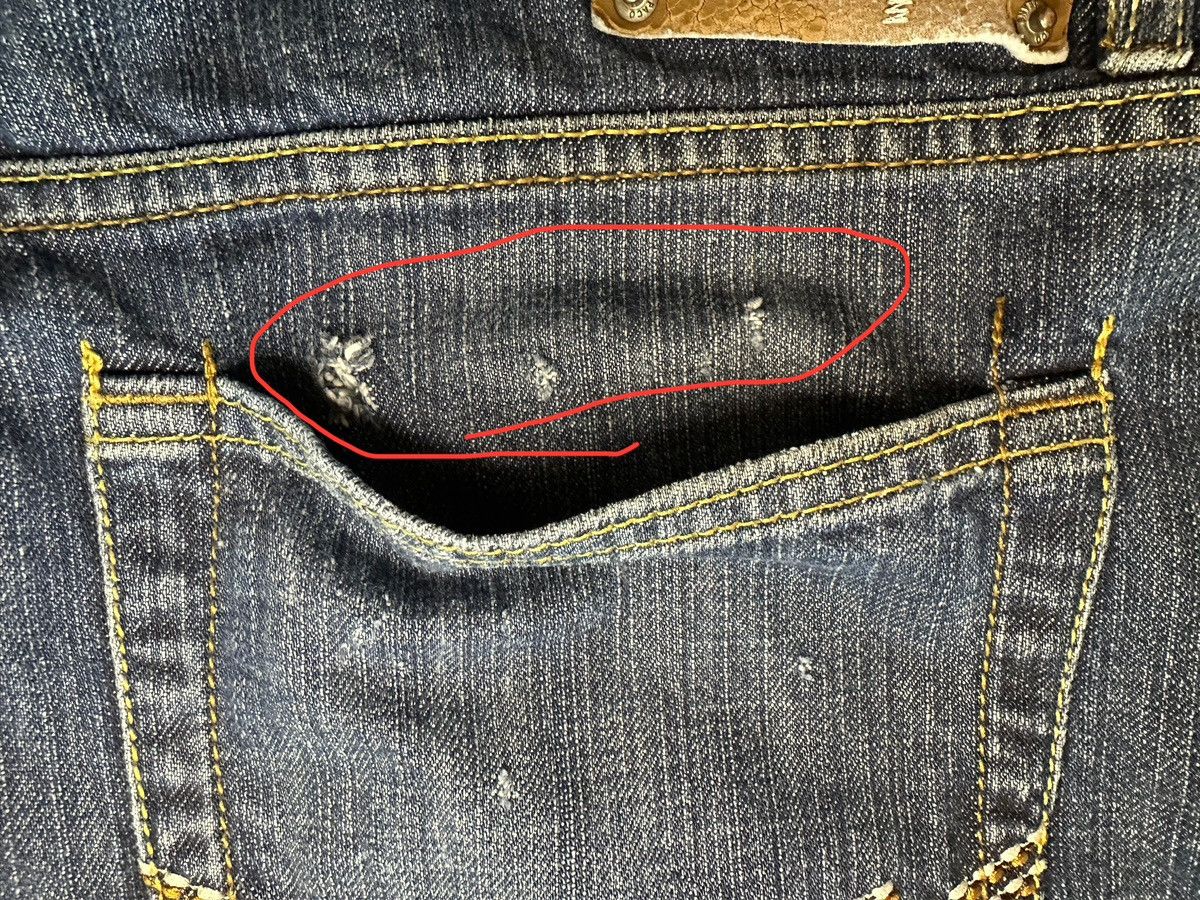 Other Paco Men’s Distressed Boot Cut Jeans-Size 33x31 Size US 33 - 13 Thumbnail