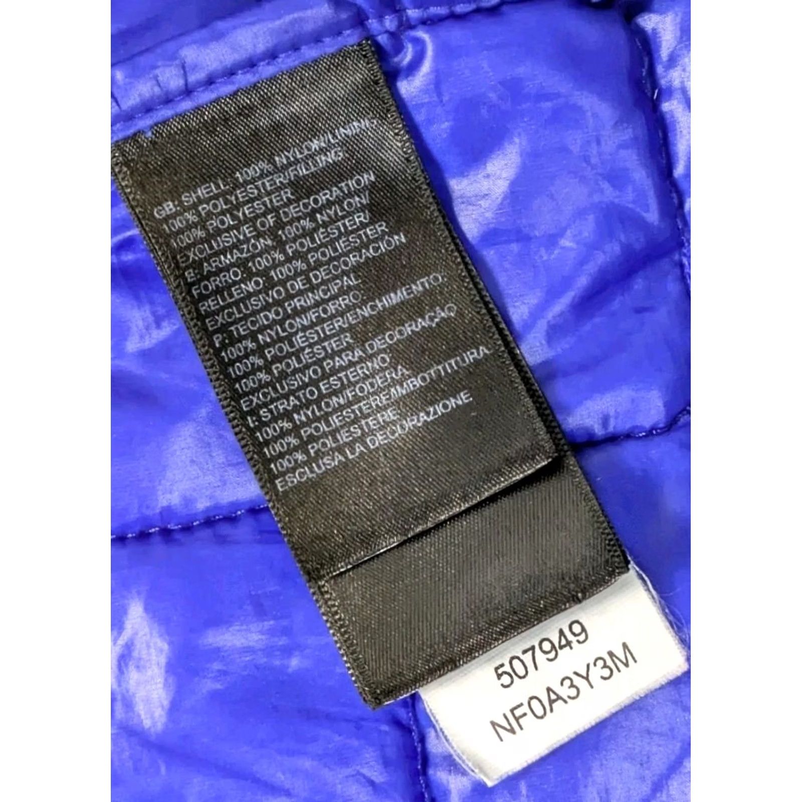 The North Face The North Face Jacket Hoodie Puffer Hooded Full Zip Small Blue Size US S / EU 44-46 / 1 - 7 Thumbnail
