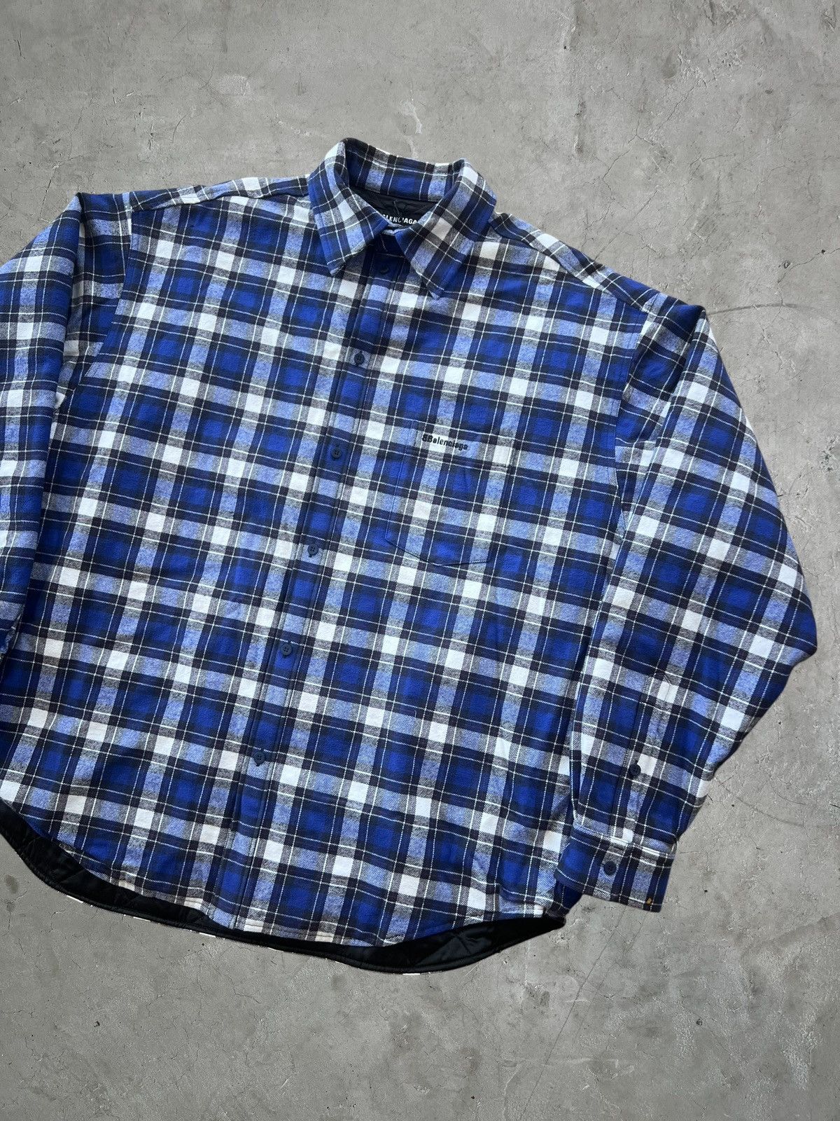 Balenciaga Balenciaga Quilt Lined Flannel Size US XL / EU 56 / 4 - 3 Thumbnail
