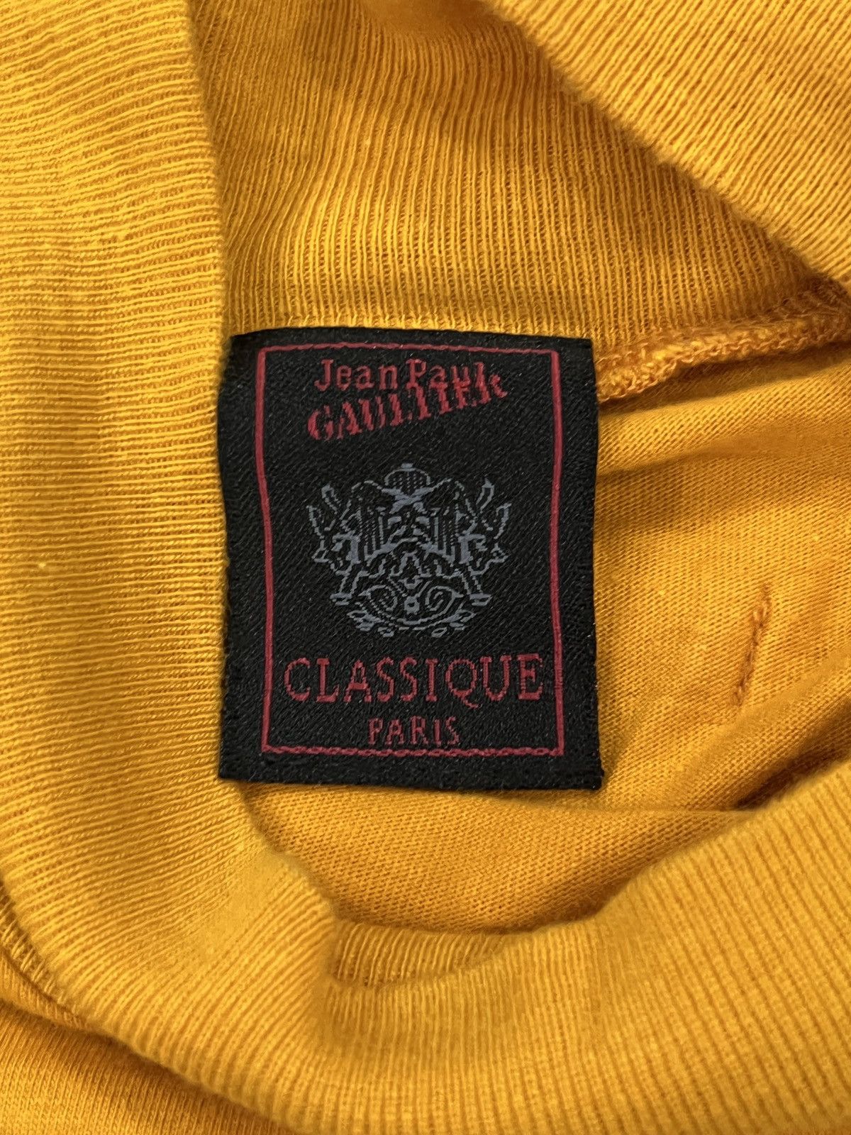 Jean Paul Gaultier Jean Paul Gaultier 90s Classique Logo Stretch Turtleneck T-S Size S / US 4 / IT 40 - 9 Thumbnail