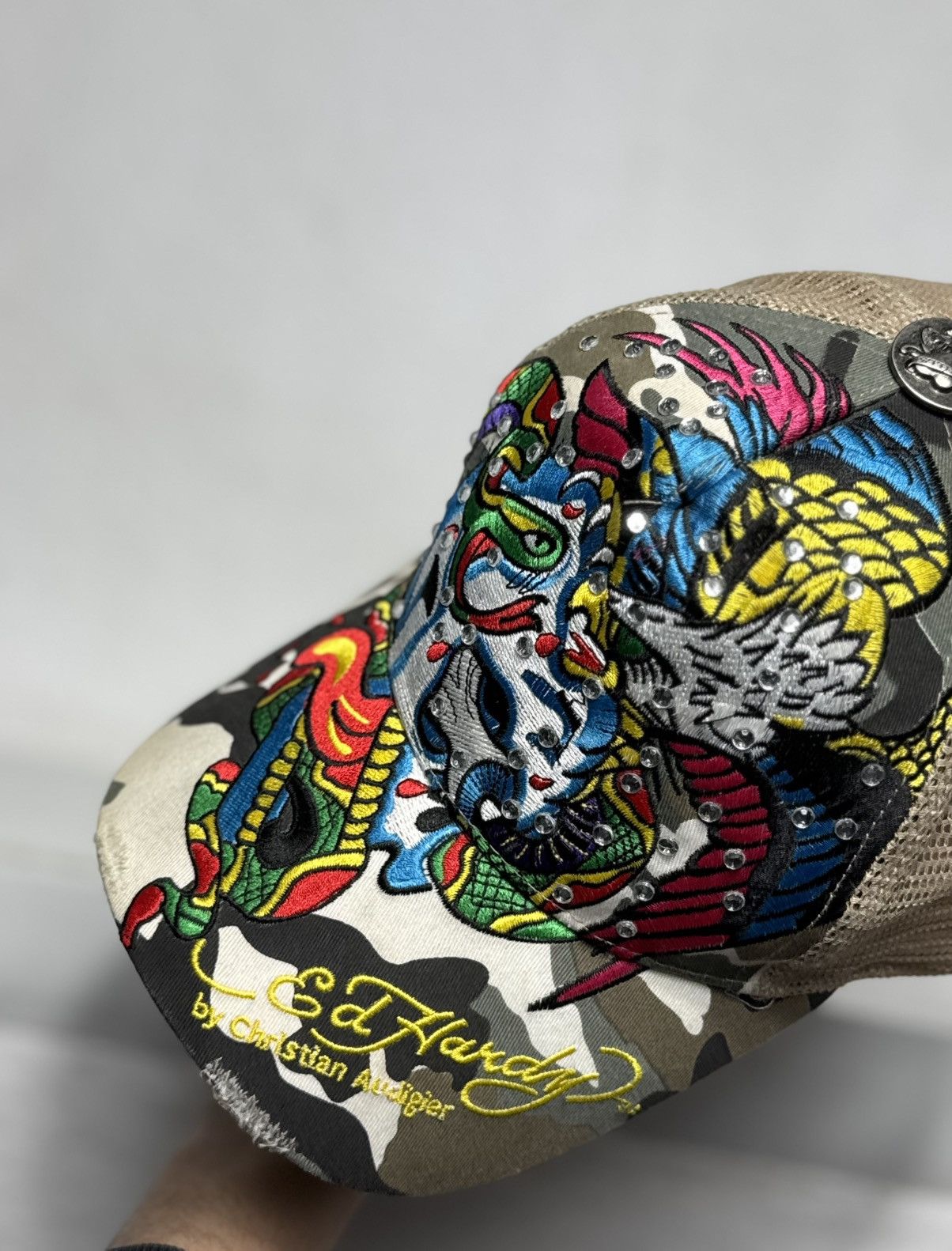 Ed Hardy Ed Hardy by Christian Audigier Camo Big Logo Size ONE SIZE - 4 Thumbnail