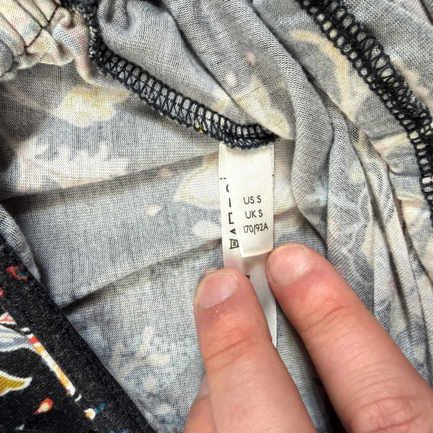 Anthropologie VINTAGE: no — Anthropologie Jumpsuit Women S Black Floral Boho Ruffle Lightweight Comfort Size 28" / US 6 / IT 42 - 4 Thumbnail