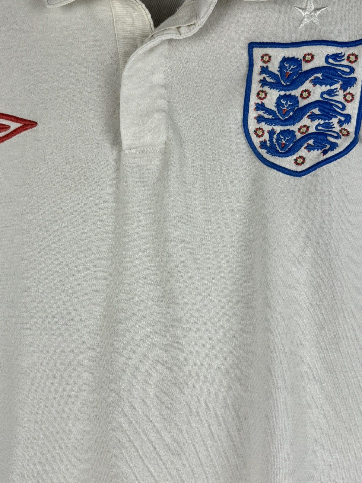 Umbro × Vintage Umbro England Football Mens Size 38 М-L Polo Shirt Soccer Size US M / EU 48-50 / 2 - 10 Thumbnail