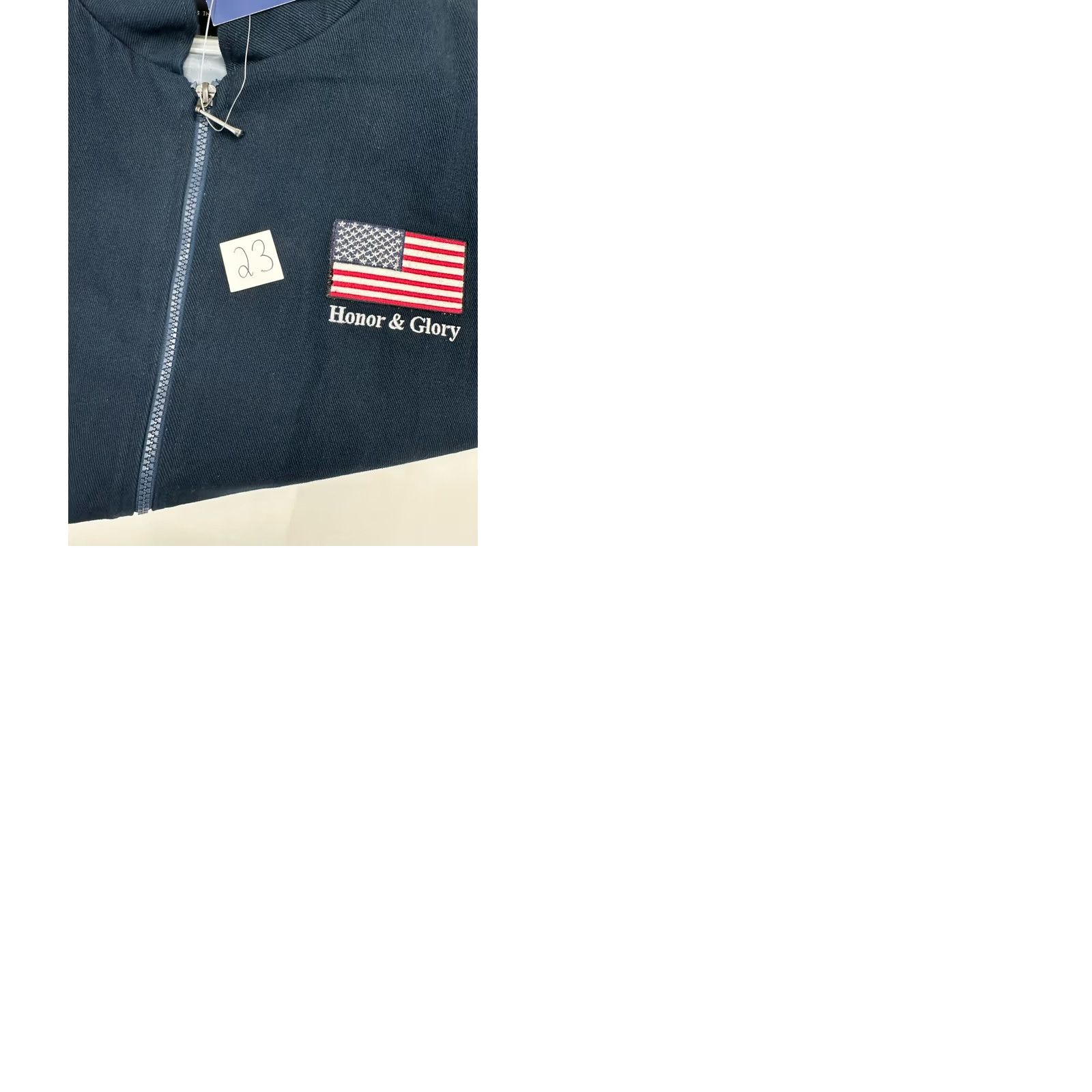 Vintage The Bradford Exchange Bomber Jacket Size Large Honer & Glory Proud Veteran Blue Size US L / EU 52-54 / 3 - 10 Thumbnail