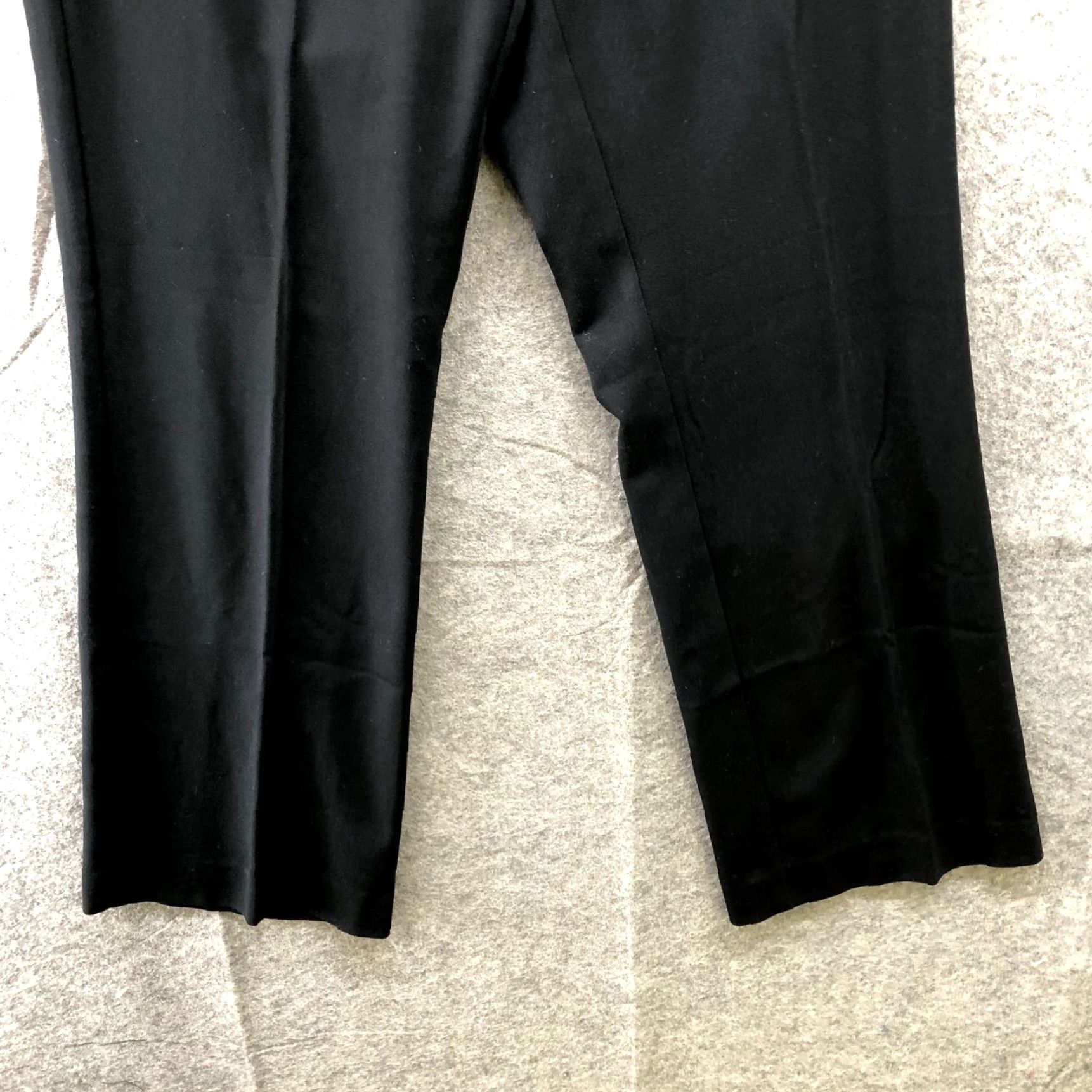 Loft LOFT Dress Pants Womens 6 Black Mid Rise Stretch Flat Front Straight Pockets Business Formal Workwear Dress Trouser Size 28" / US 6 / IT 42 - 4 Thumbnail
