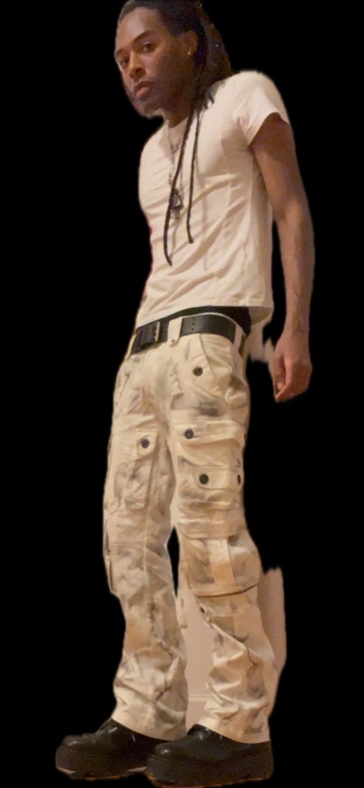 Japanese Brand Xfrm Gas Mask Cargo Tassel Trousers Size US 30 / EU 46 - 17 Thumbnail