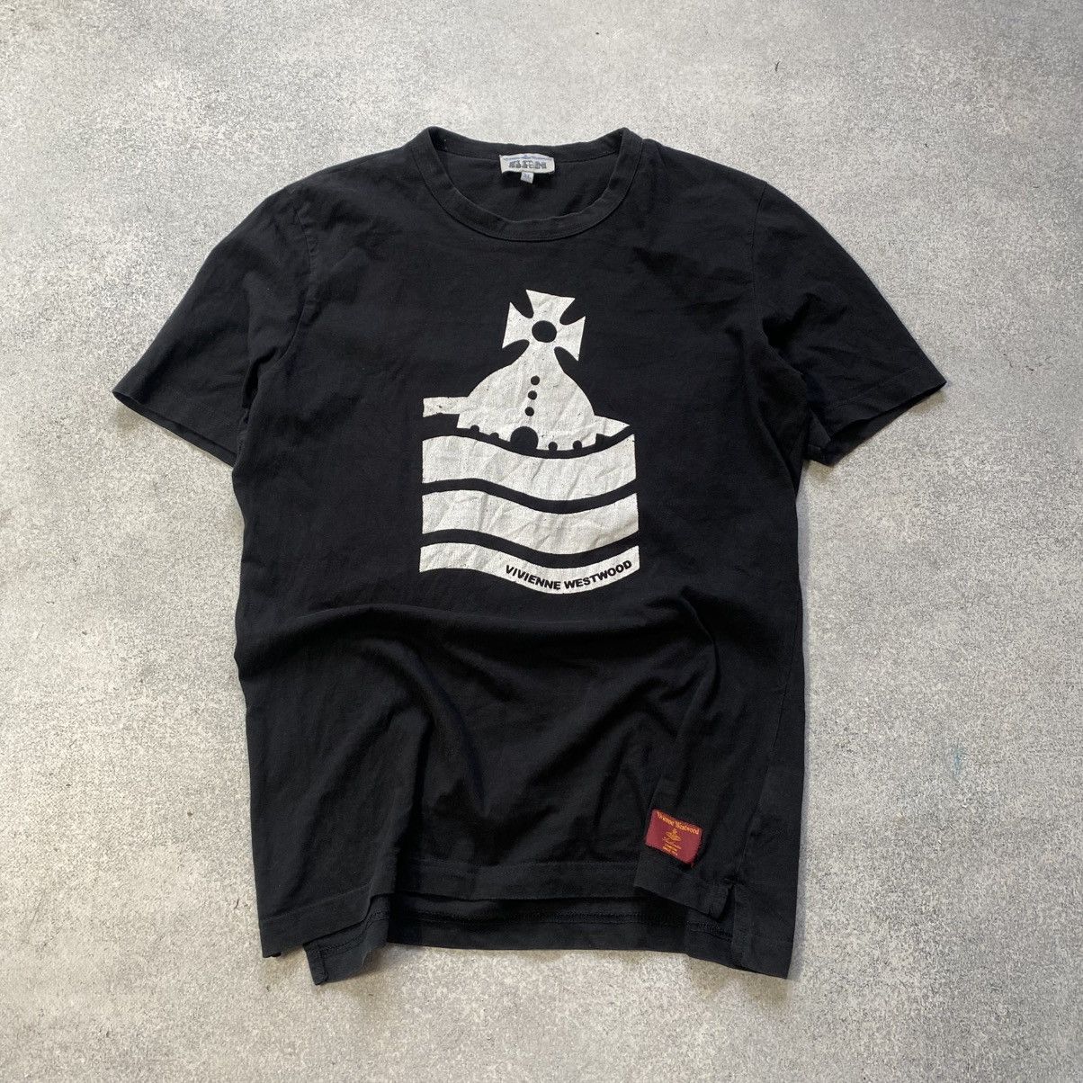 Vivienne Westwood VIVIENNE WESTWOOD T-SHIRT BIG LOGO GRAPHIC DESIGN Size US XL / EU 56 / 4 - 1 Thumbnail