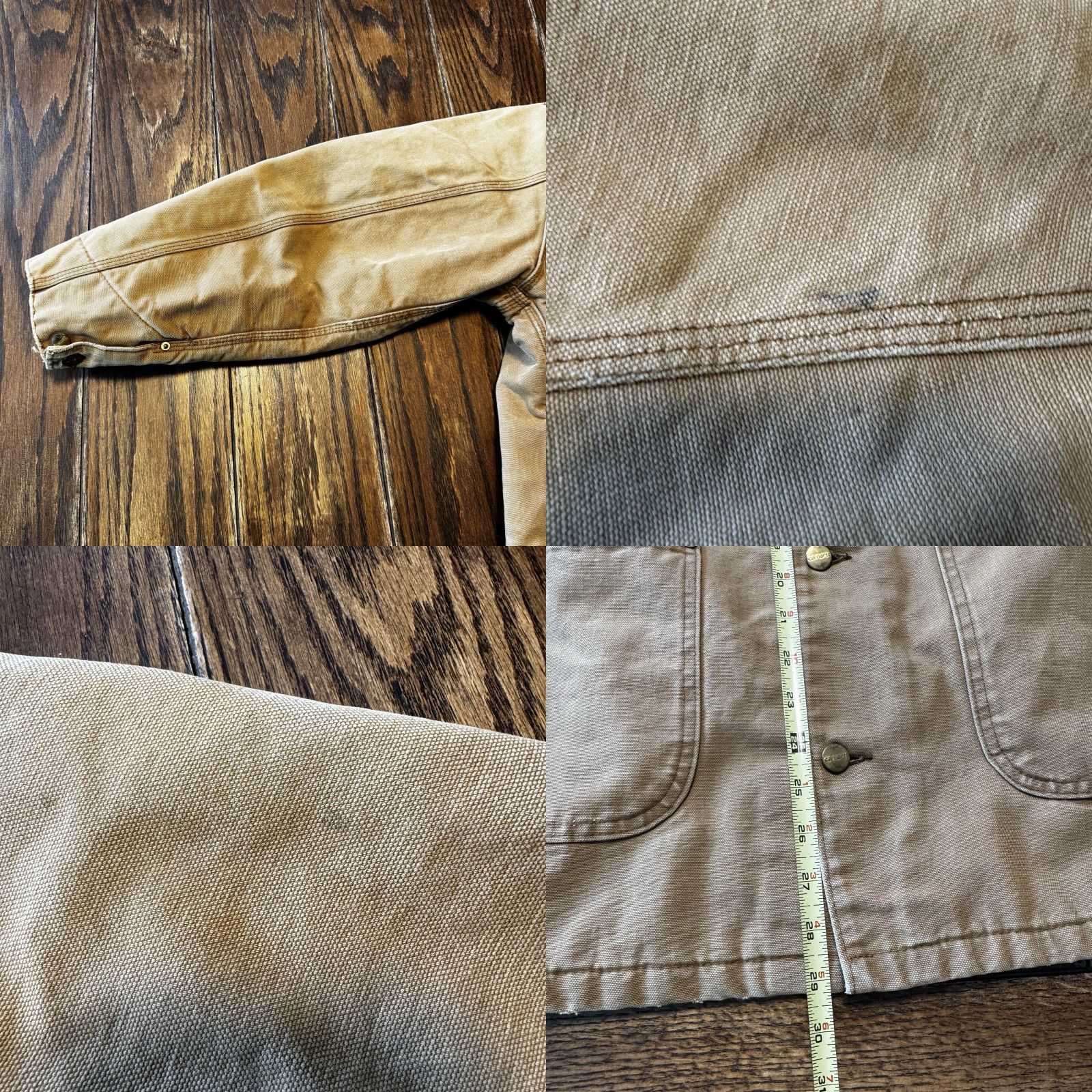 Carhartt VINTAGE Carhartt Canvas Work Jacket 44 Brown Blanket Lined 80s 70s Men Regular Size 44 Jacket Size US S / EU 44-46 / 1 - 9 Thumbnail