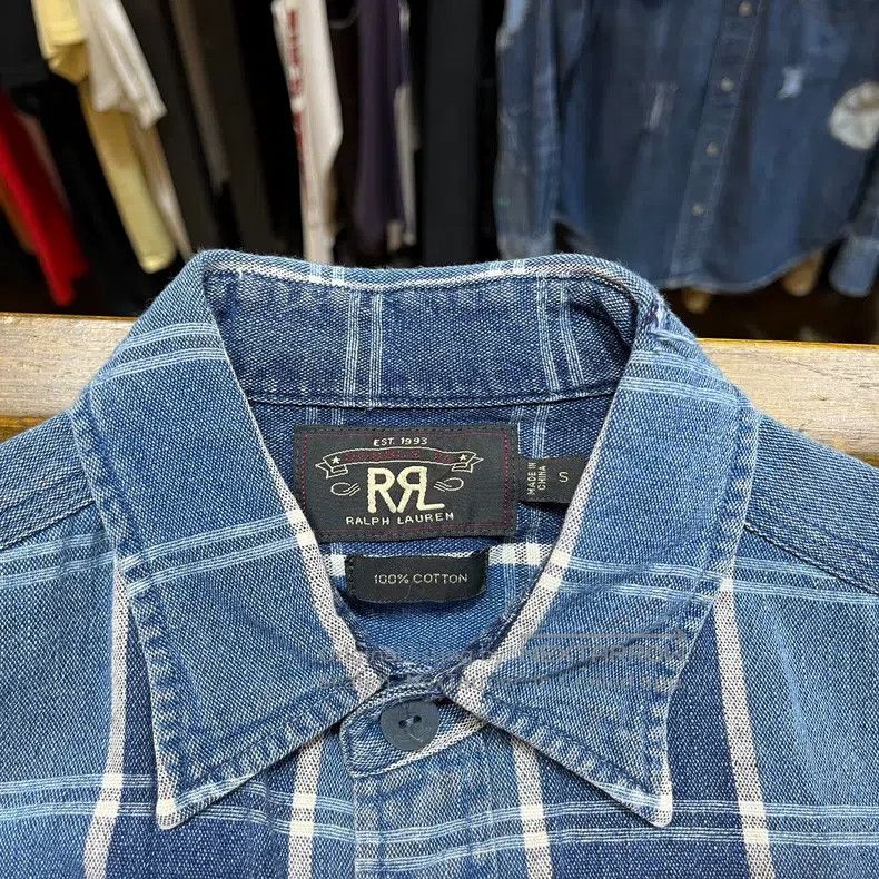 RRL Ralph Lauren RRL Ralph Lauren Old-Style Washed Work Shirt Size US S / EU 44-46 / 1 - 3 Thumbnail