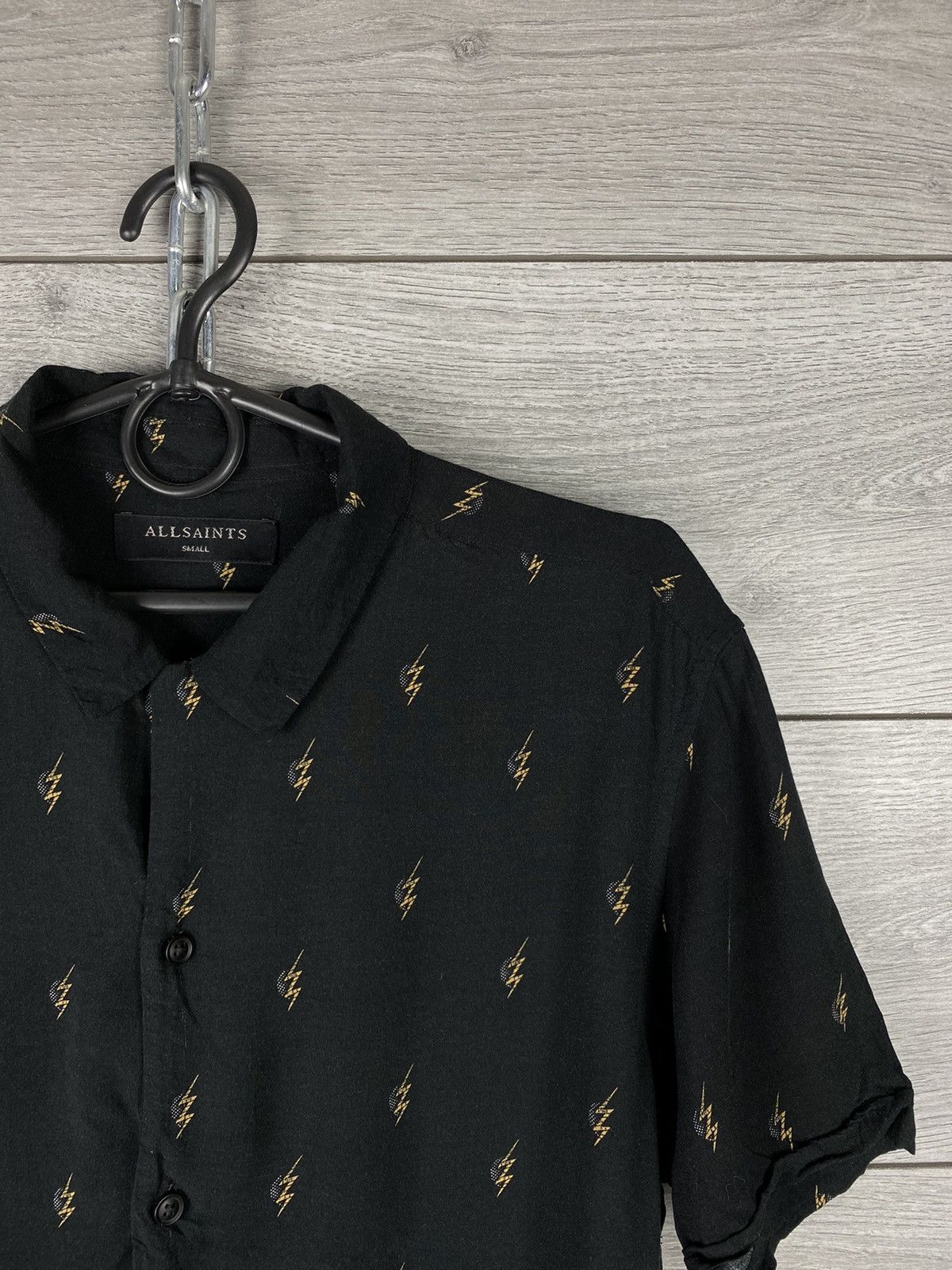 Allsaints Allsaints Hawaii Short Sleeve Shirt Button Up Size US S / EU 44-46 / 1 - 3 Thumbnail