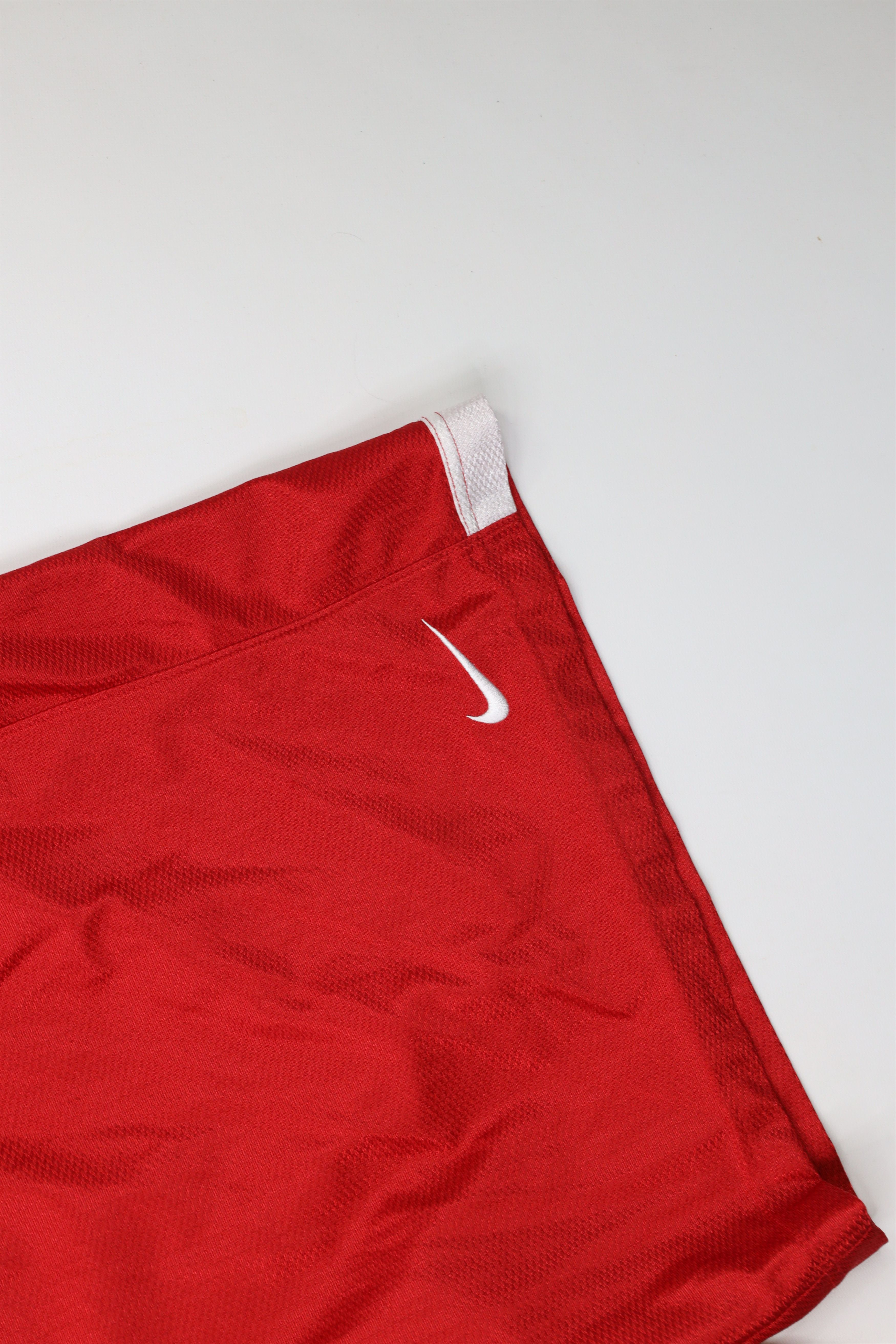 Nike × Vintage Vintage Nike Scott Mini Swoosh Gym Basketball Shorts Red Size US 40 / EU 56 - 5 Thumbnail