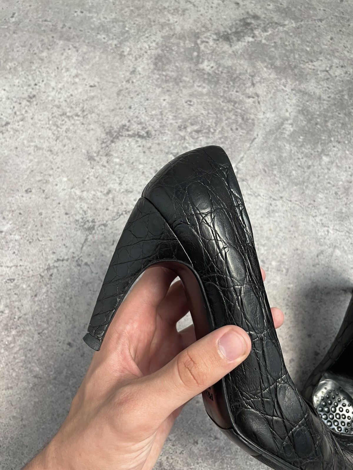 Prada Women’s Prada Leather Heels Size US 6.5 / IT 36.5 - 4 Thumbnail