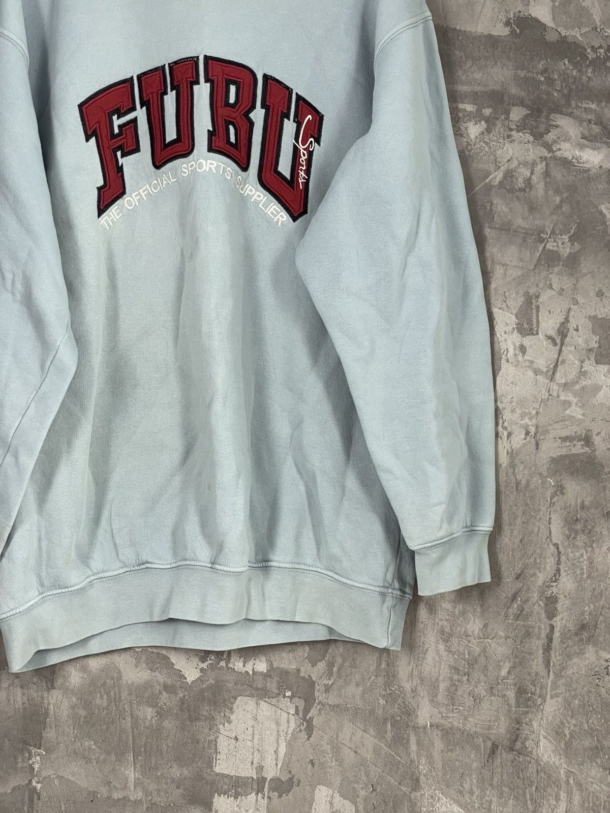 Fubu × Vintage Vintage Fubu Sweatshirt Crewnek Size US L / EU 52-54 / 3 - 6 Thumbnail