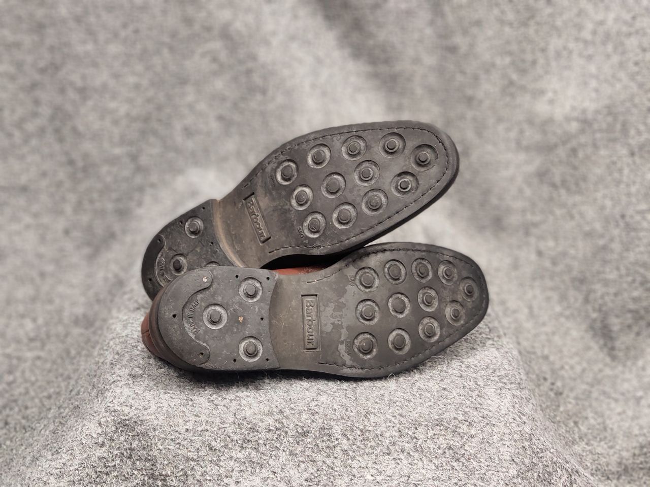 Barbour Barbour Design Dark Brown Leather Ouse Brogue Shoes Size US 7.5 / EU 40-41 - 14 Thumbnail